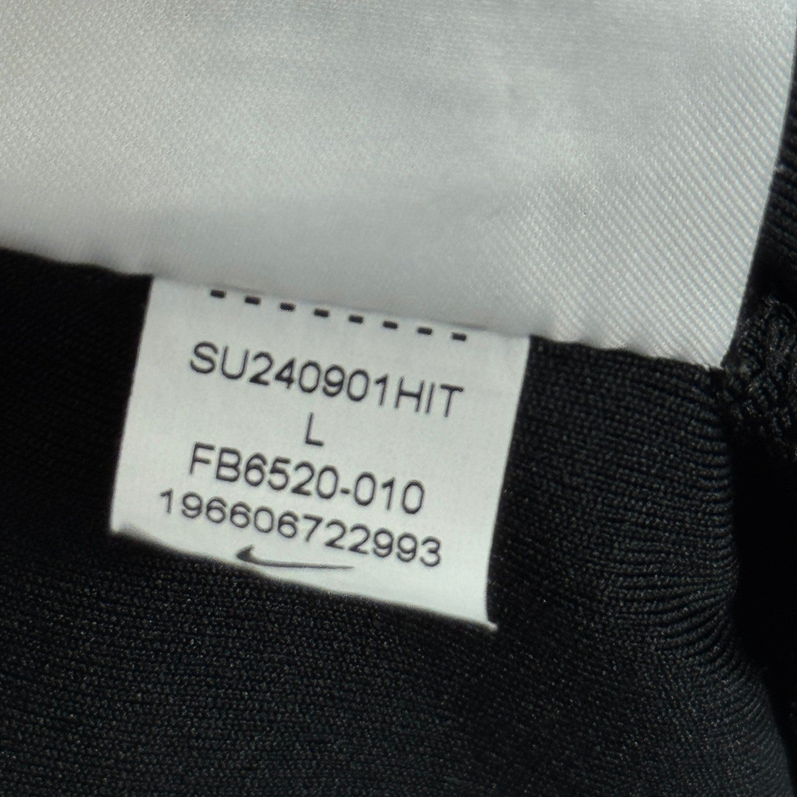 Nike NBA Utah Jazz Authentic Shorts mens Large Black Basketball Team Drawstring