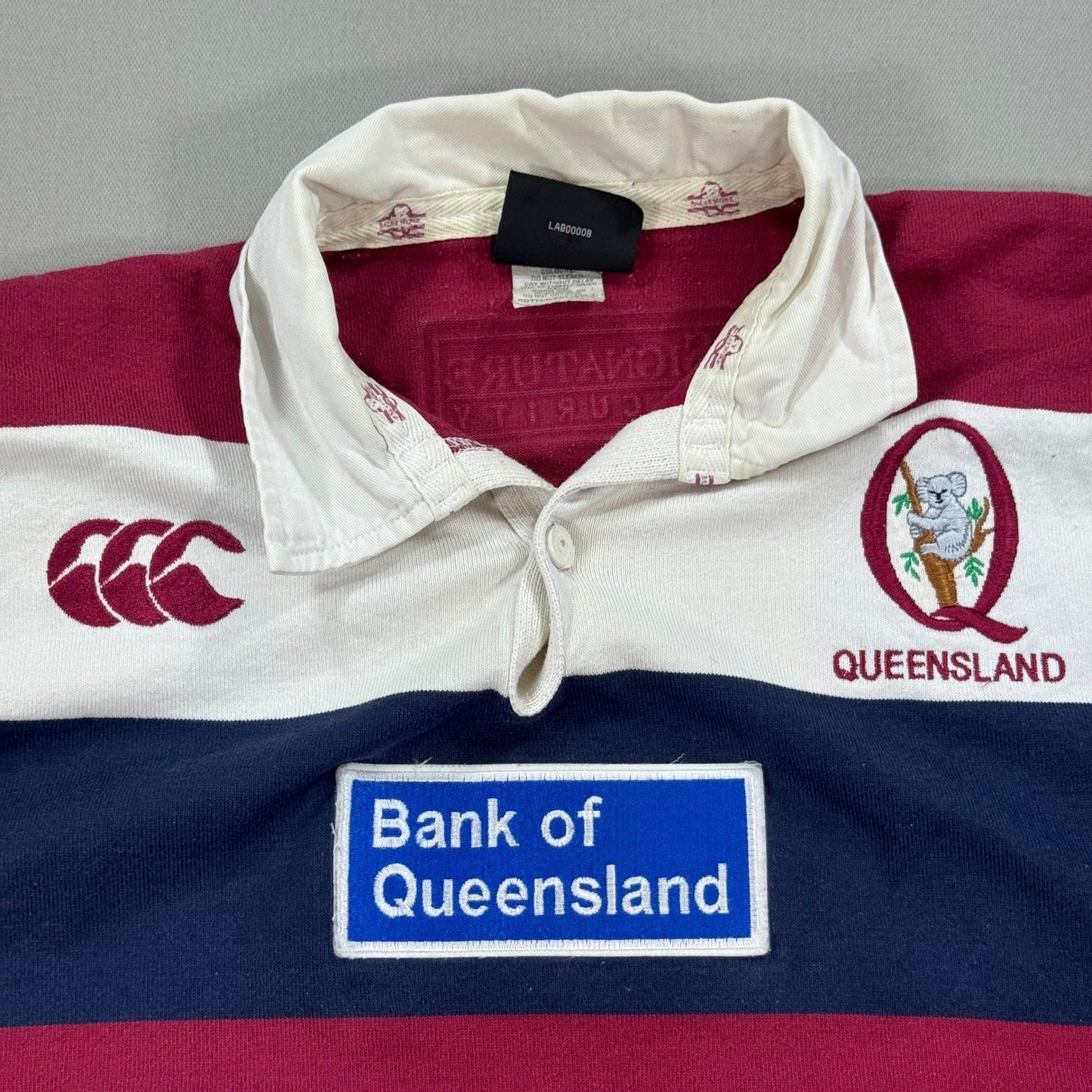 Vintage Queensland Reds Rugby Jersey 2001 Canterbury mens XL Made In Australia