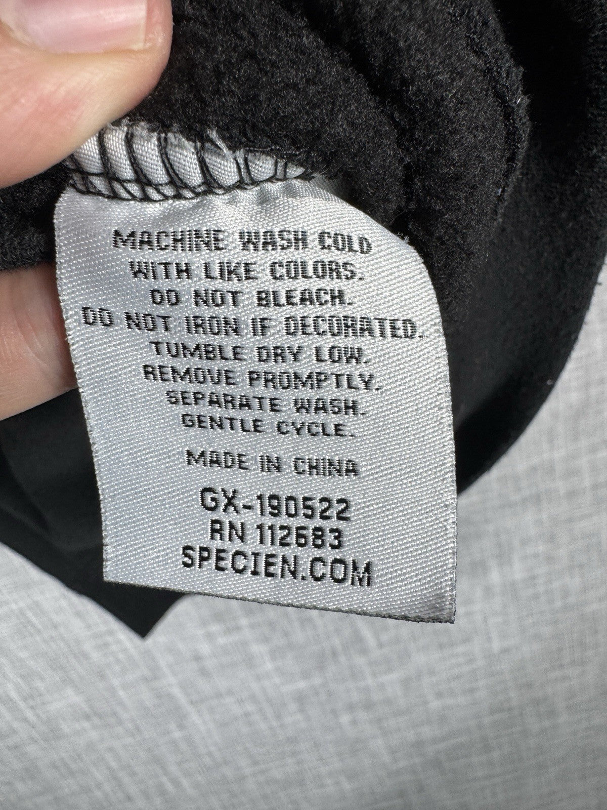 Full Send UFC Championship Hoodie Black Men’s Size Small Drawstring