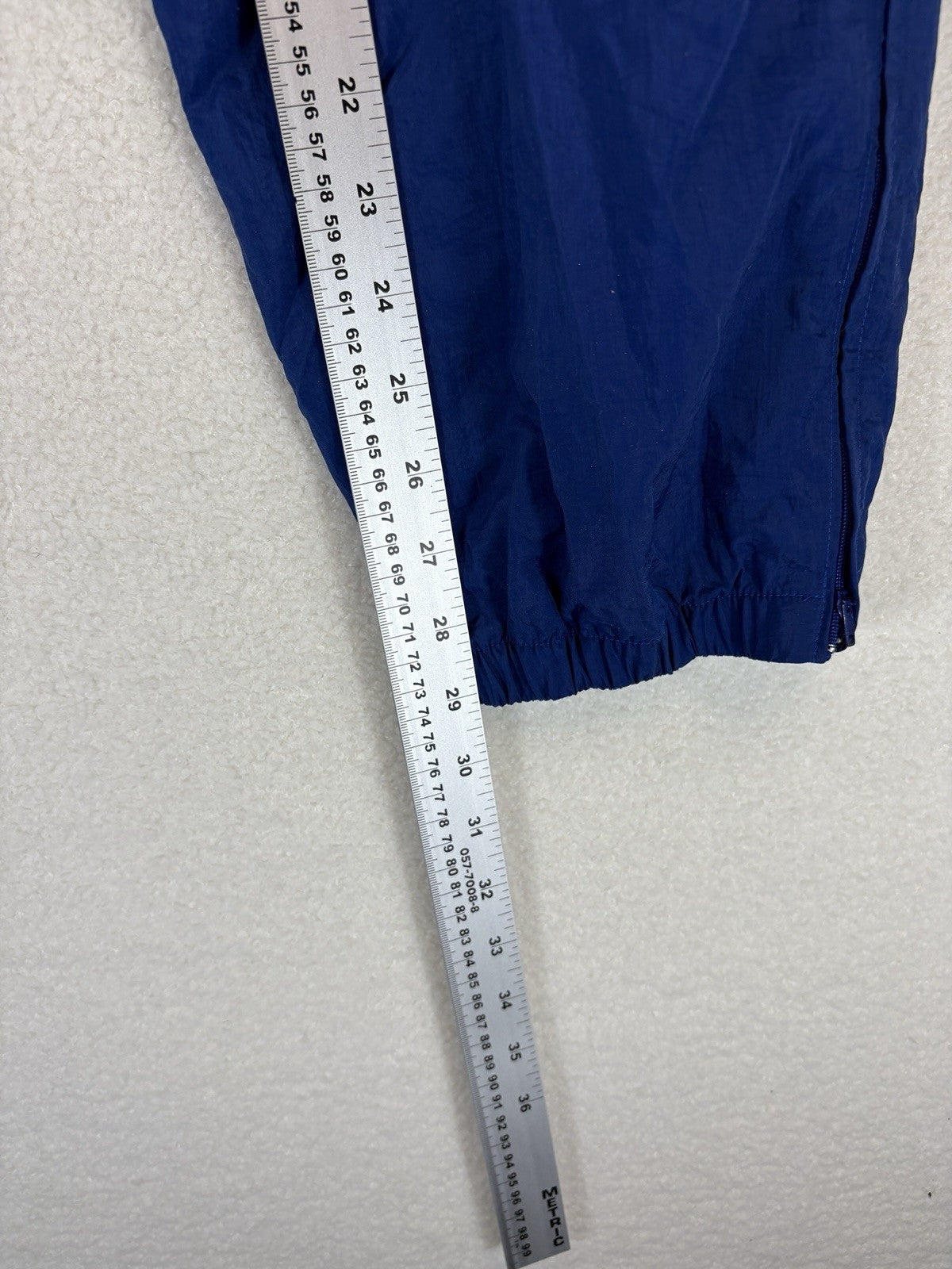 Vintage Puma Track Pants Y2K Mens Large Blue Windbreaker Sweatpants Athletic NEW