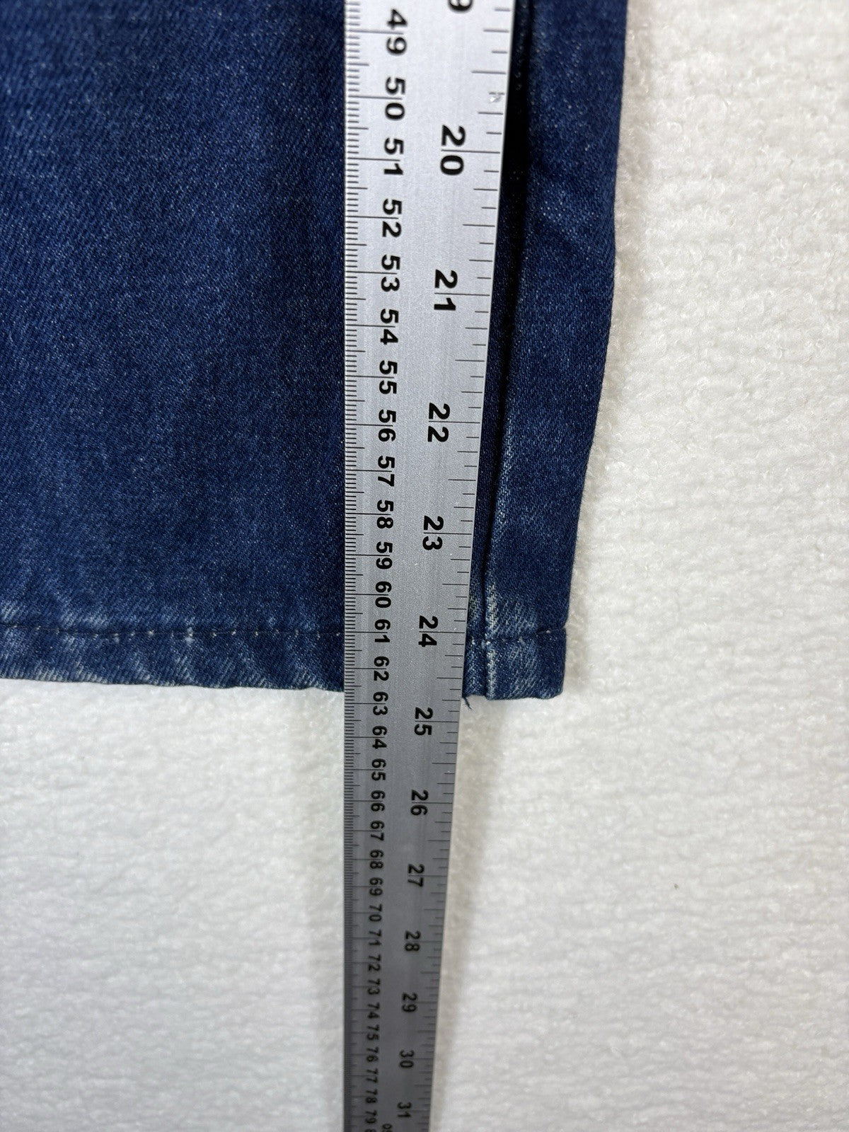 Gloria Vanderbilt Murjani High Rise Tapered Legs Indigo Jeans Womens Size 16