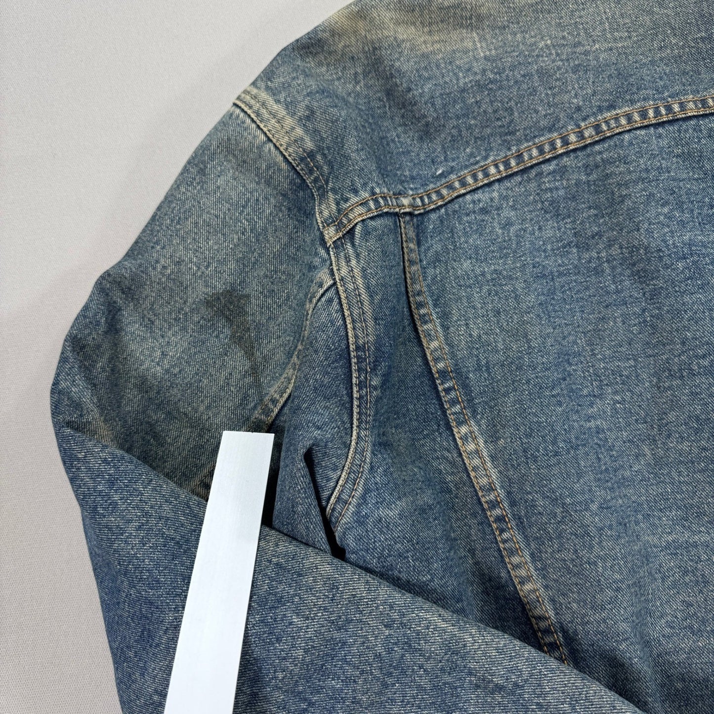 Vintage Levi's Signature Blanket Lined Jacket Womens XL Blue Denim Plaid Flannel