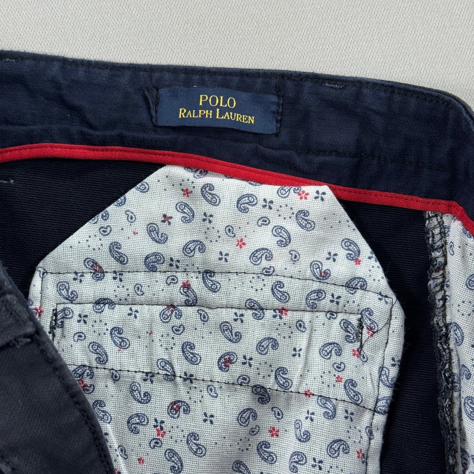 Polo Ralph Lauren Jeans mens Size 32 Black Denim Pants Straight Leg Classic Fit