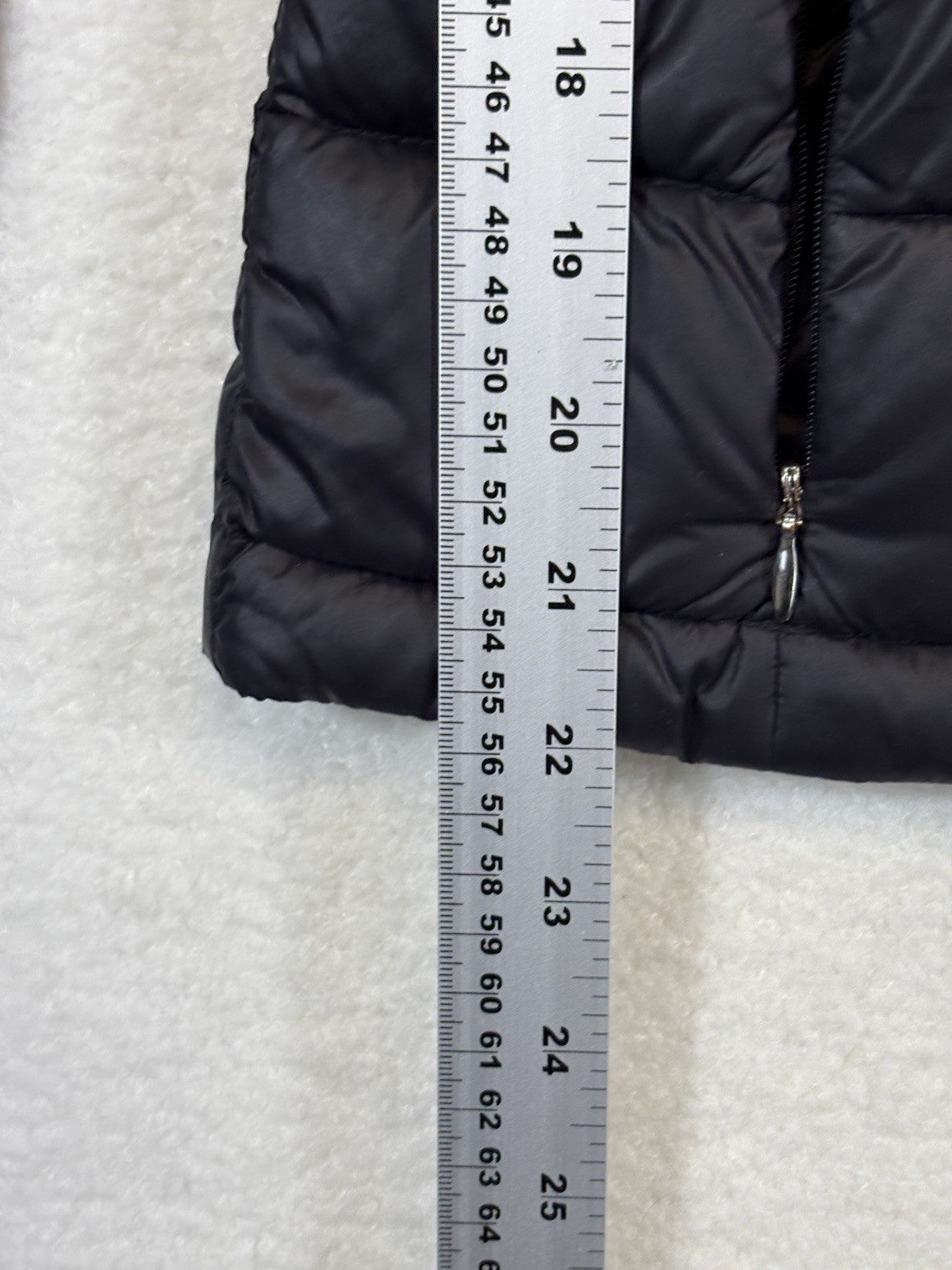 Calvin Klein Puffer Down Jacket Womens Small Black Lightweight Quilted Zip Up