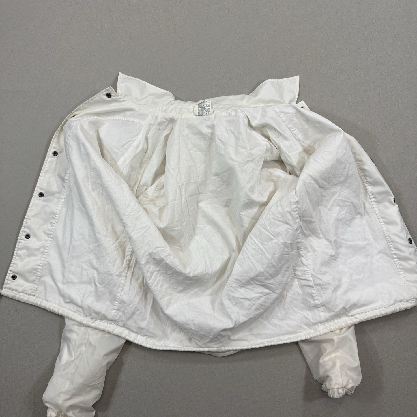 Champion Life West Breaker Edition Coaches Jacket mens Medium White Button Up