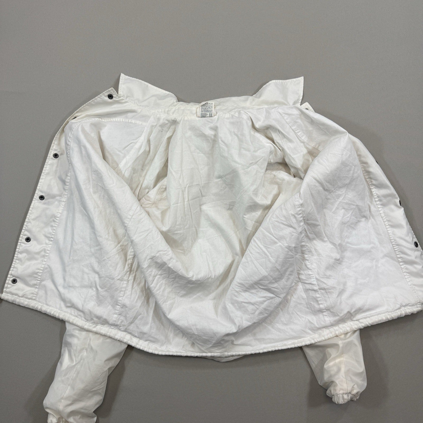 Champion Life West Breaker Edition Coaches Jacket mens Medium White Button Up