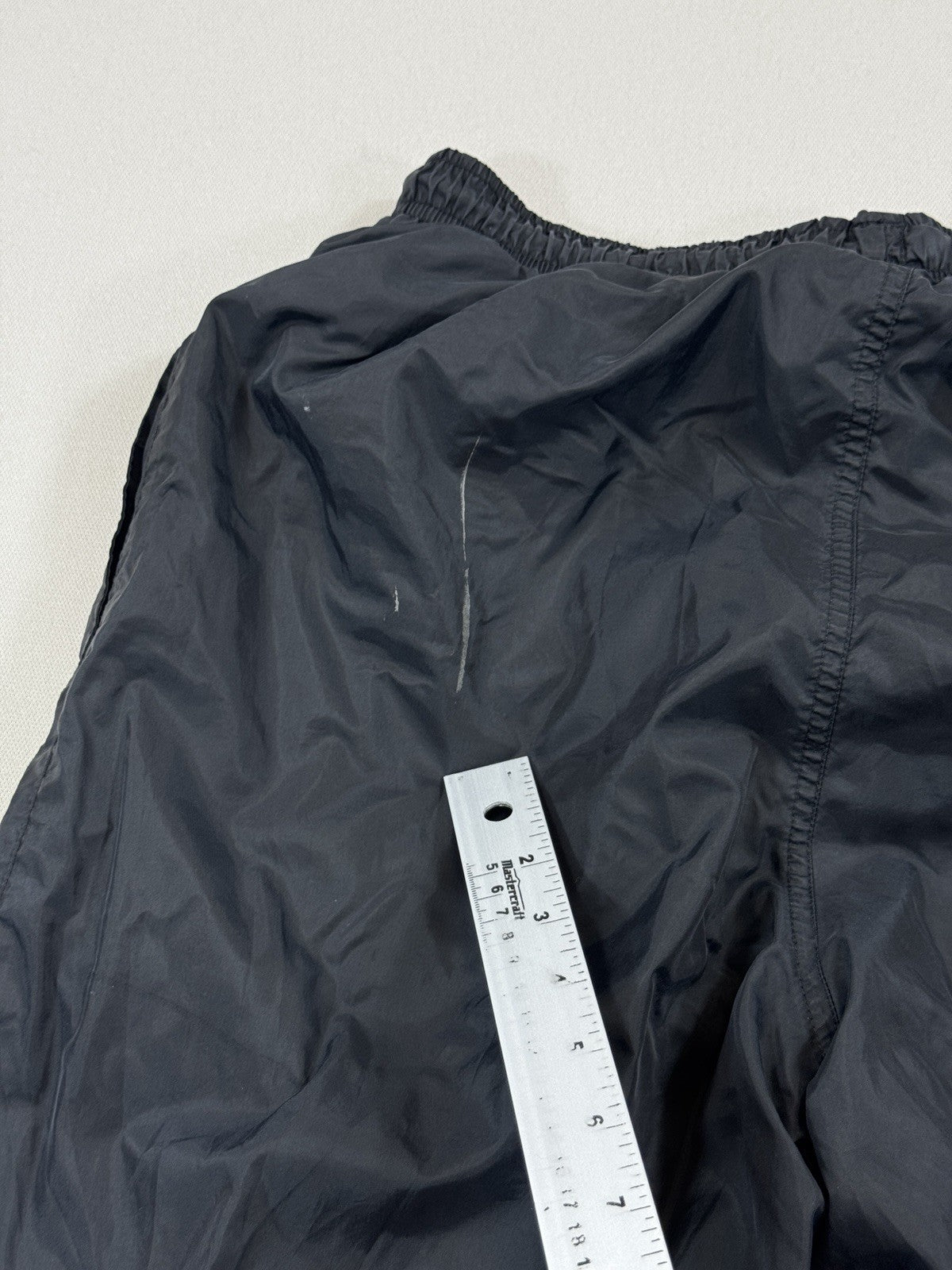 Vintage 90s Adidas Track Pants mens Medium Black Windbreaker Y2K Baggy Lined