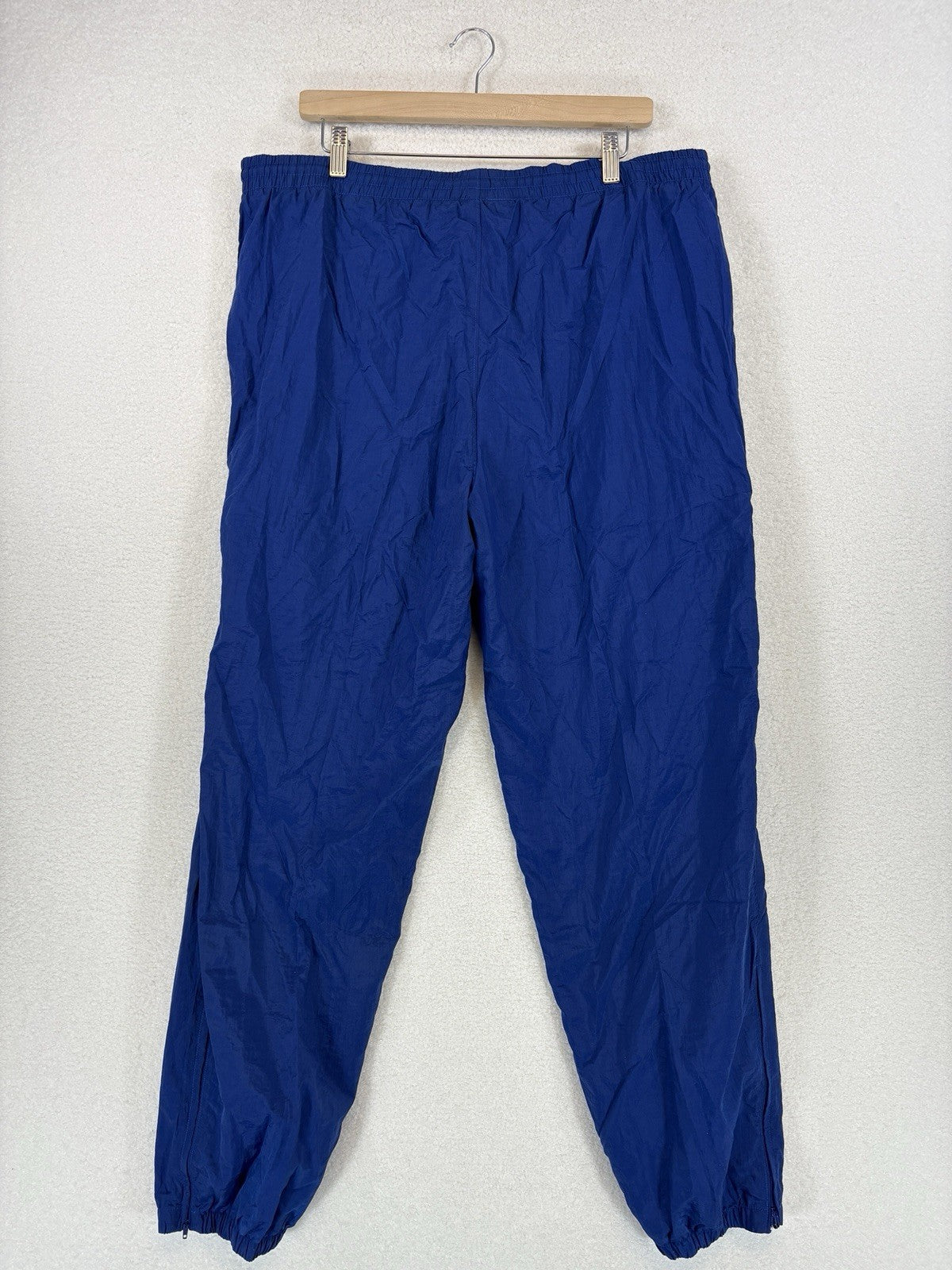 Vintage Puma Track Pants Y2K Mens Large Blue Windbreaker Sweatpants Athletic NEW
