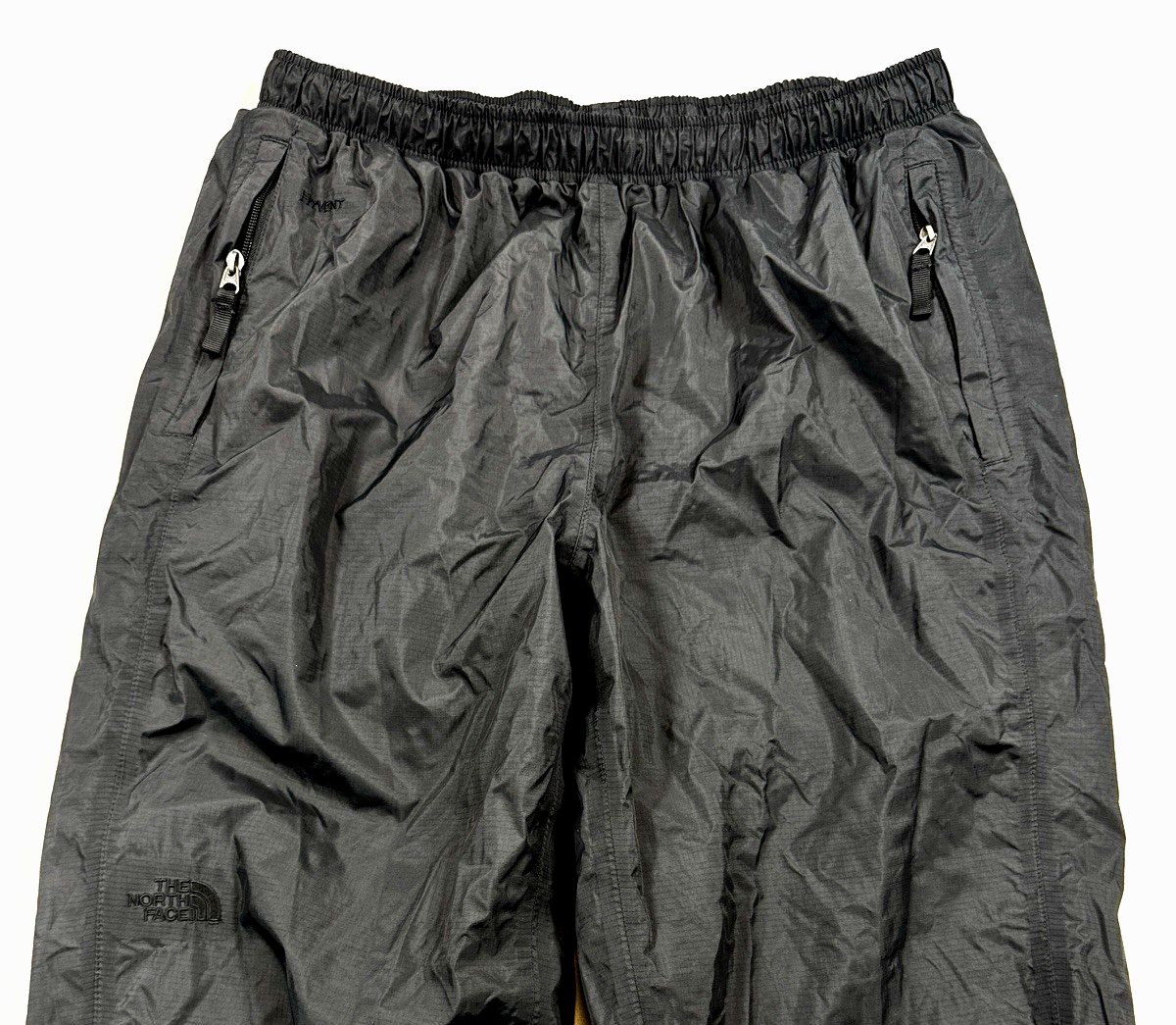 The North Face NSE Wind Track Pants Womens XL Black Trousers Loose Fit Windproof