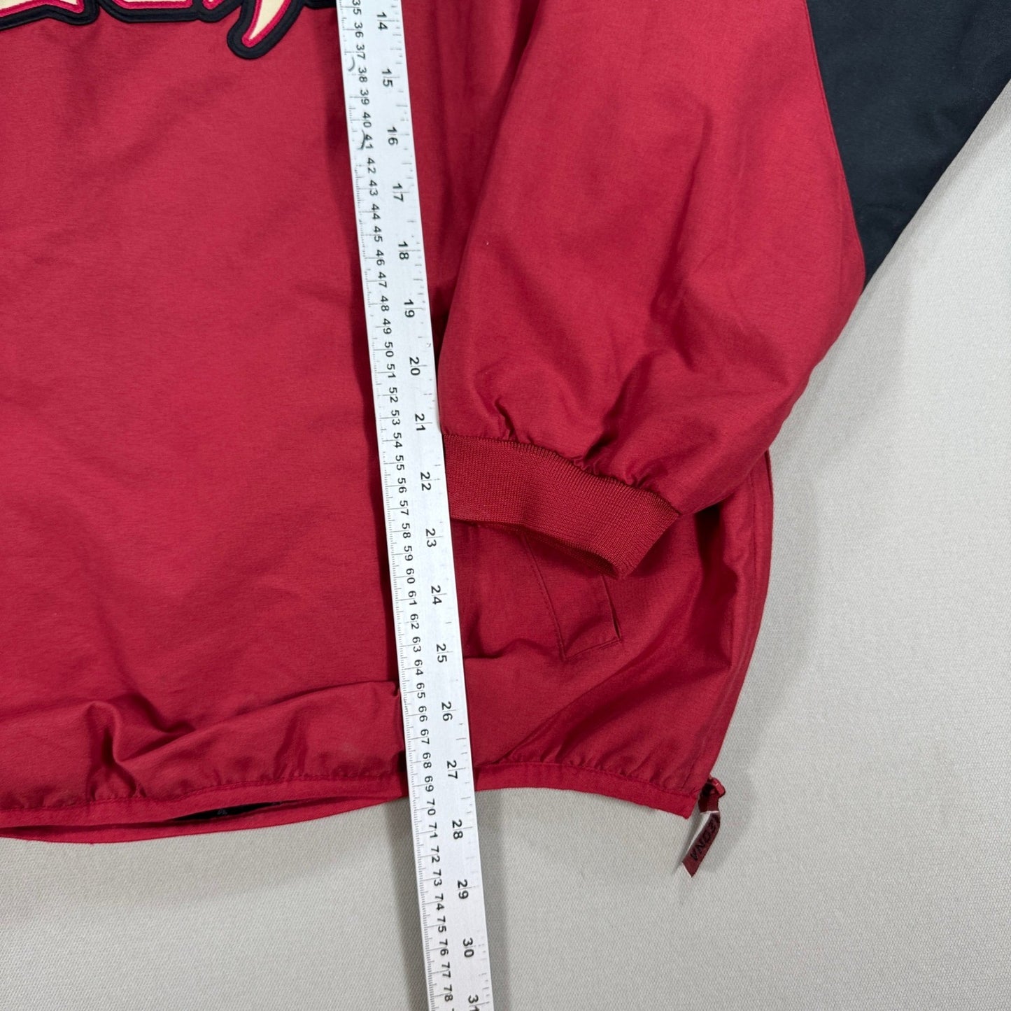 VTG Arizona Diamondbacks MLB Jacket Genuine Merchandise mens Large Red Pullover