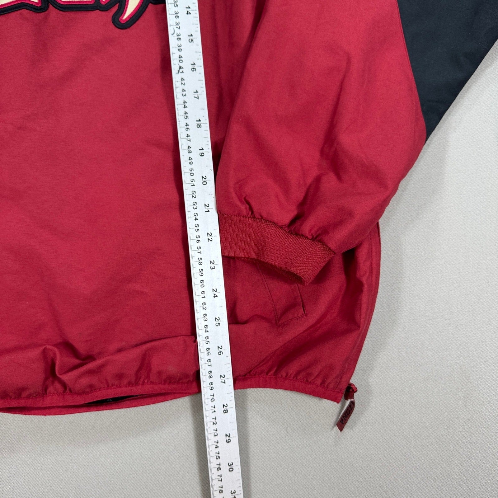 VTG Arizona Diamondbacks MLB Jacket Genuine Merchandise mens Large Red Pullover