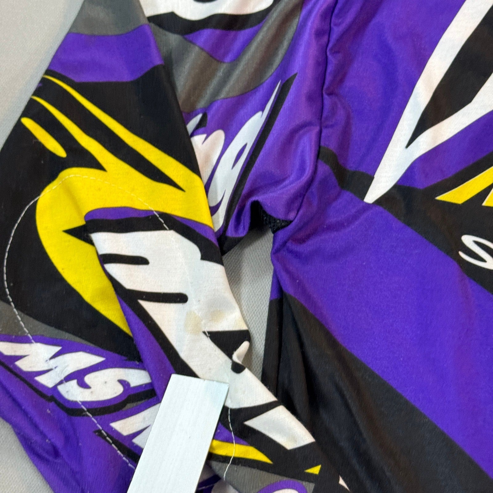 Vintage MSR Racing System 6 Jersey mens Small Purple Graphic Motocross Shirt