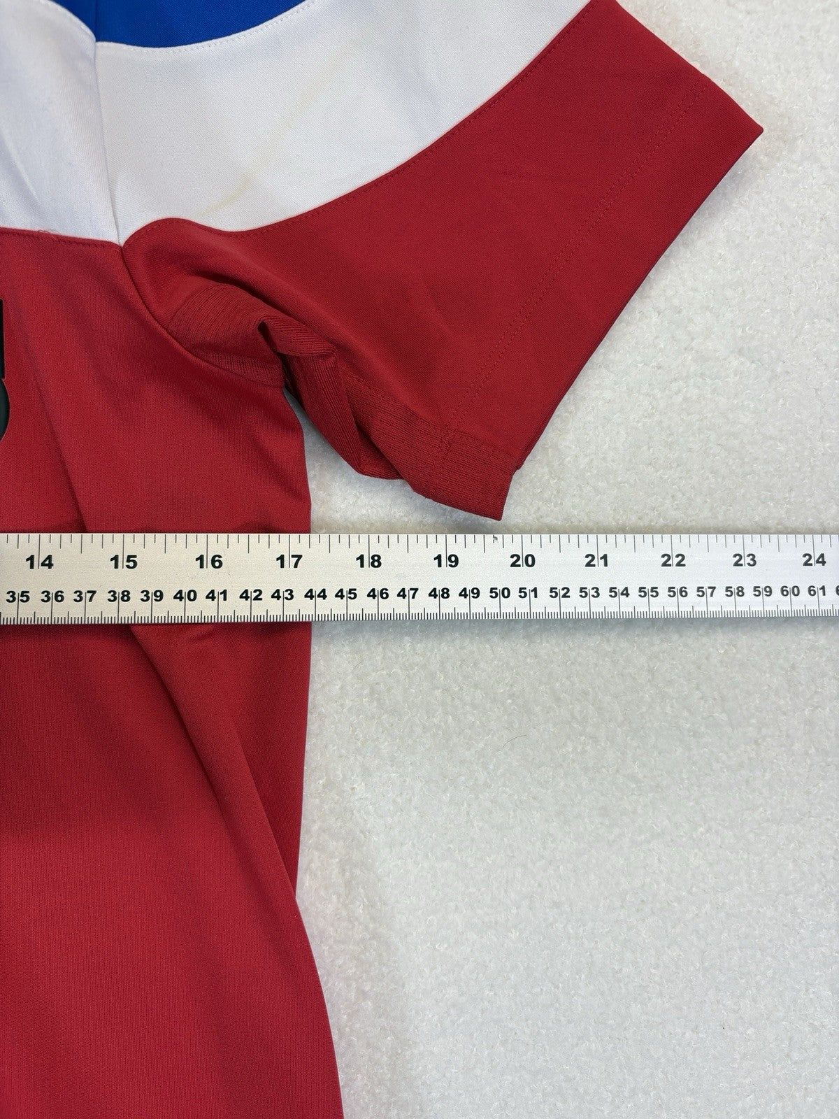 Umbro Glasgow RFC Rangers 2011-12 Soccer Red Colorblock Shirt Jersey Mens Small