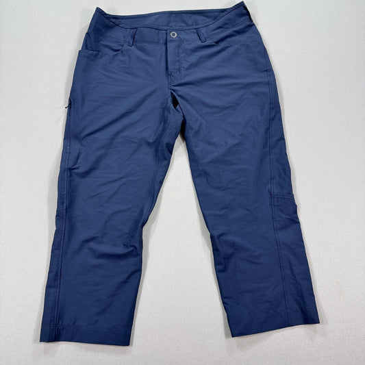 Arc'teryx Gamma Capri Pants Womens Size 8 Navy Blue Lightweight Straight Leg