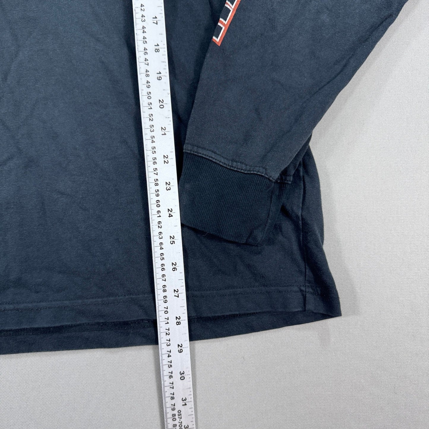 VTG Harley Davidson Long Sleeve Shirt Mens Large Embroidered Patch Y2K