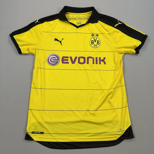 Puma Evonik Sport Jersey mens Large Yellow  Football Shirt Borussia Dortmund