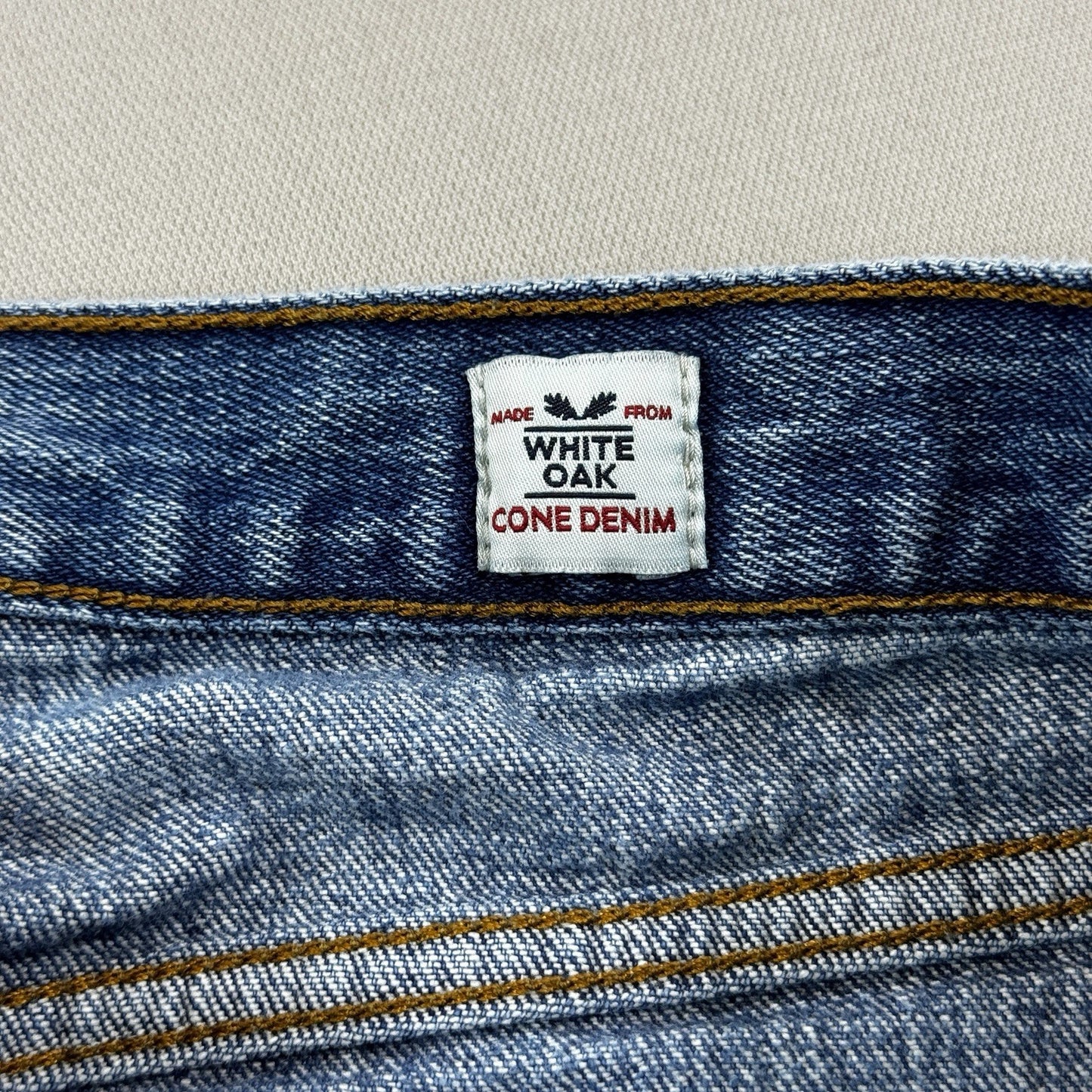 Levi's White Oak Cone Denim 501 Jeans mens 29x26 Cut Off Button Fly