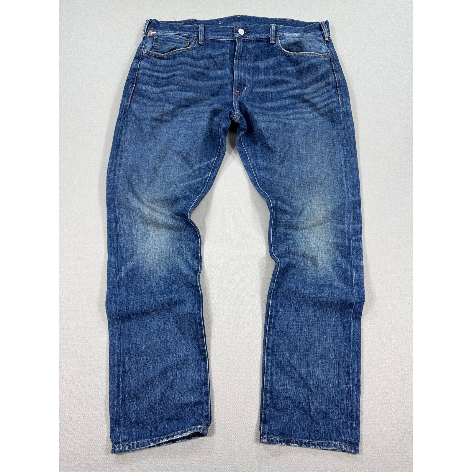 Denim & Supply Ralph Lauren Distressed Jeans Slim mens 38x32 Denim Straight Leg