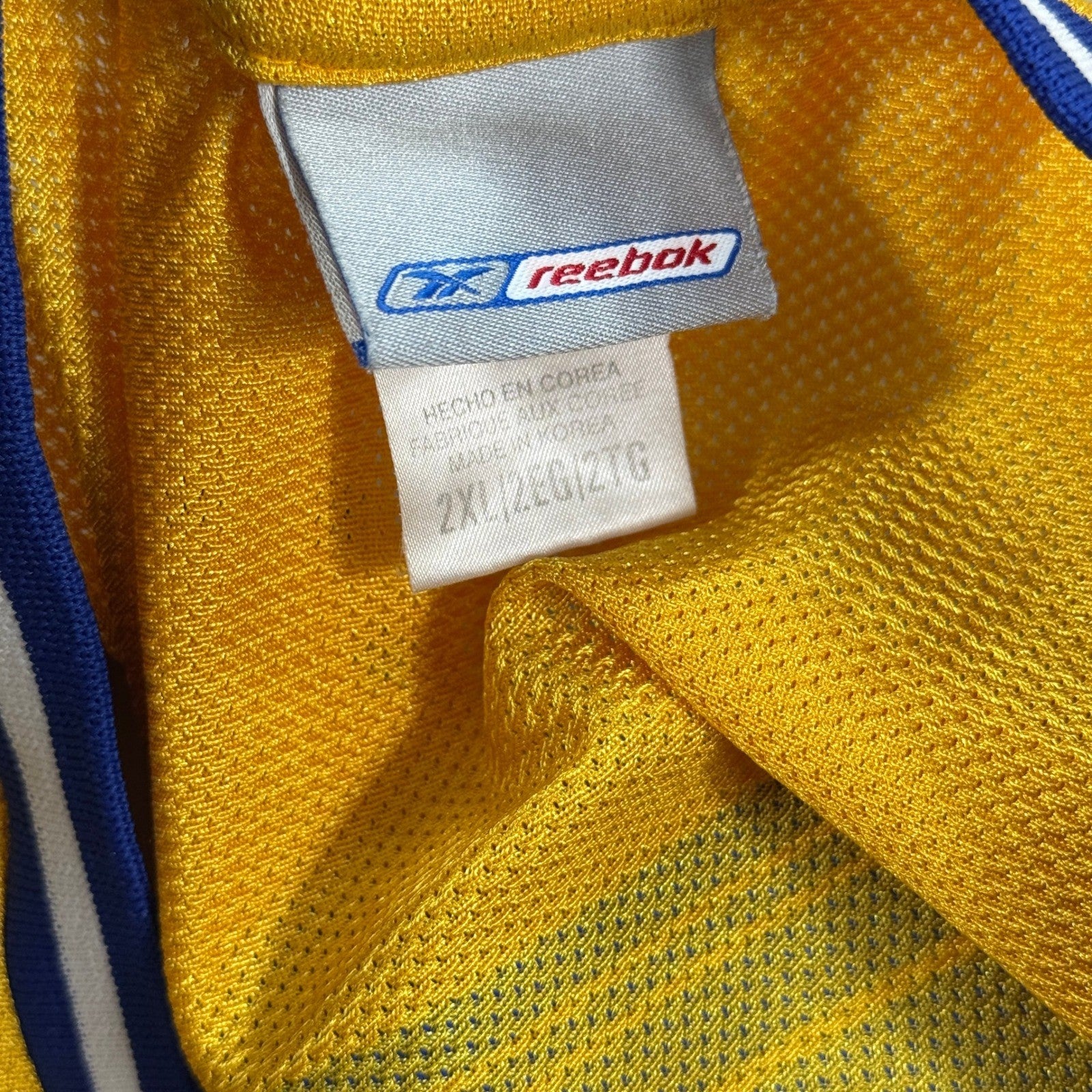 VTG Jason Richardson Golden State Warriors Reebok Jersey NBA The City Mens 2XL