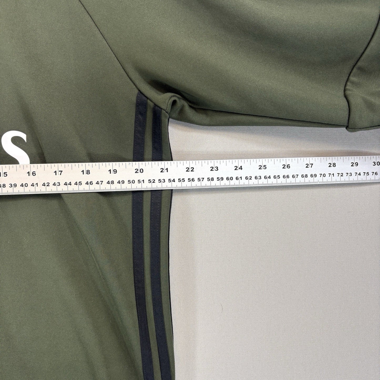 Adidas AC Milan Training Top mens Large Army Green Fly Emirates Soccer Jersey