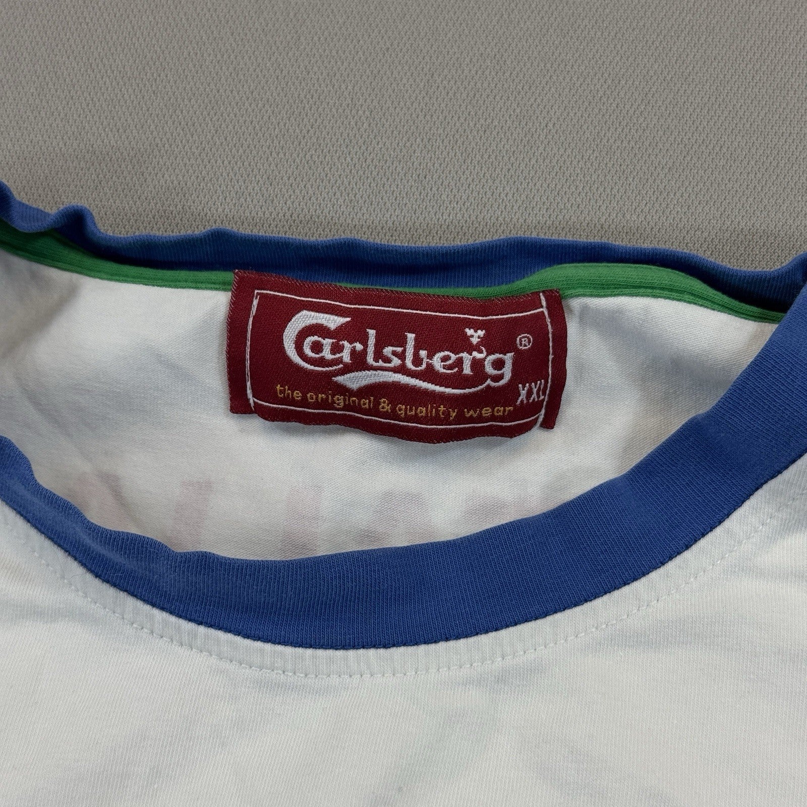 Carlsberg Italy 2012 Football Shirt Youth 2XL White Jersey Made in Italy