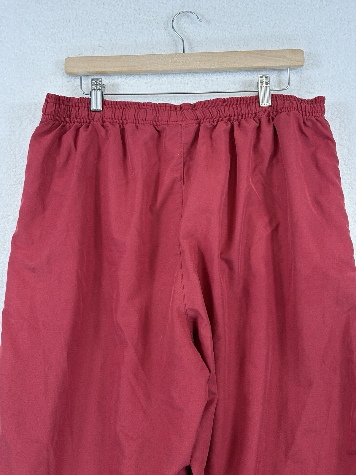 Vintage Reebok  Mesh Lined  Track Pants Mens XL Red Gold Stripe Sports