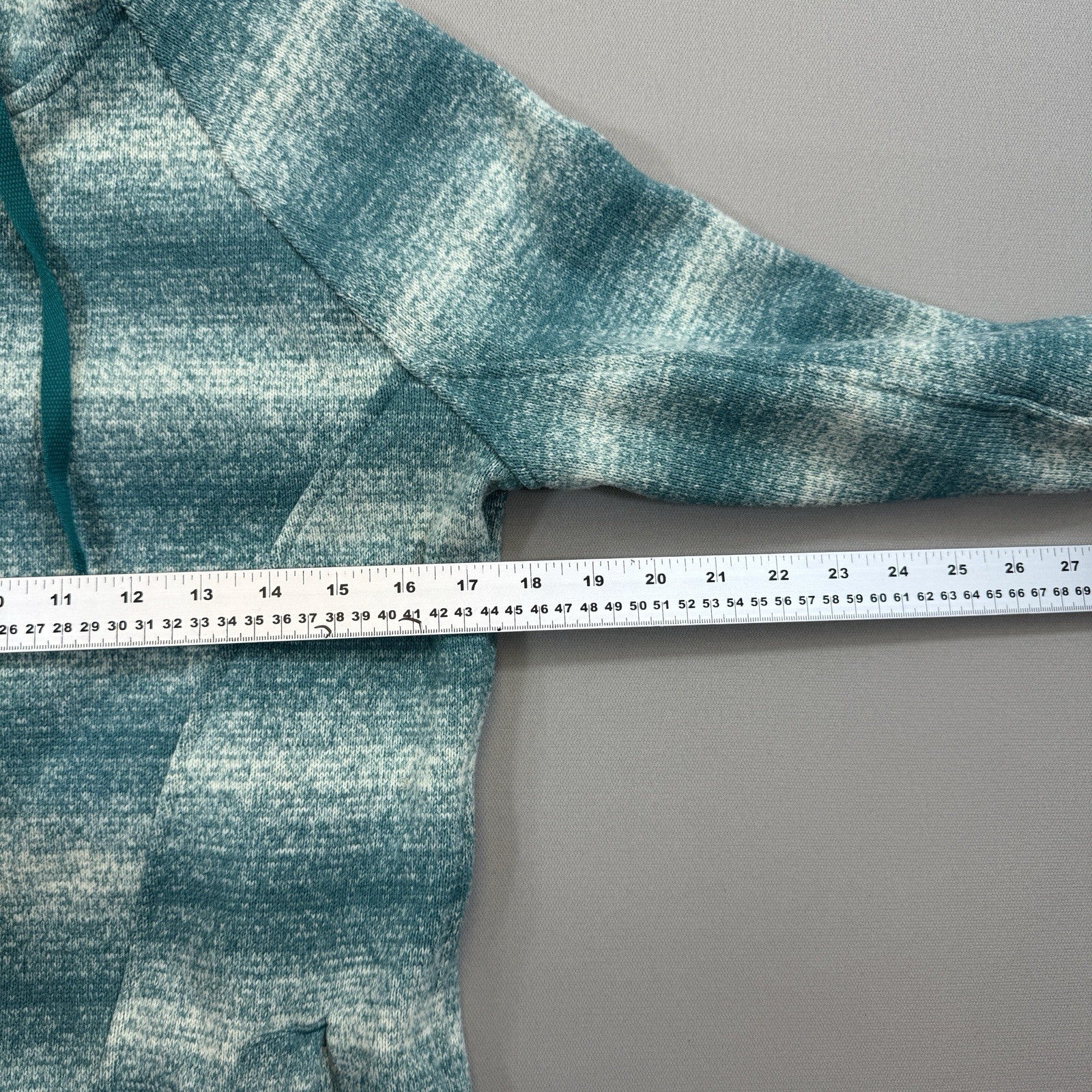 Under Armour Cold Gear Sweatshirt Womens Medium Green Striped Hoodie Full Zip