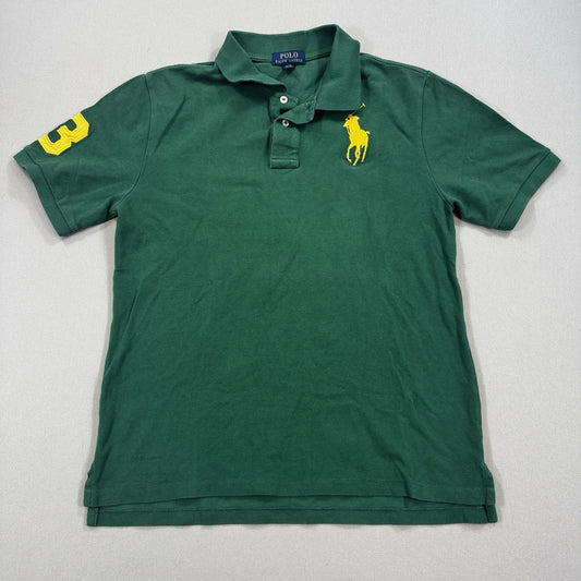 Polo Ralph Lauren Classic Fit XL(18-20) Green Button Down Big Pony
