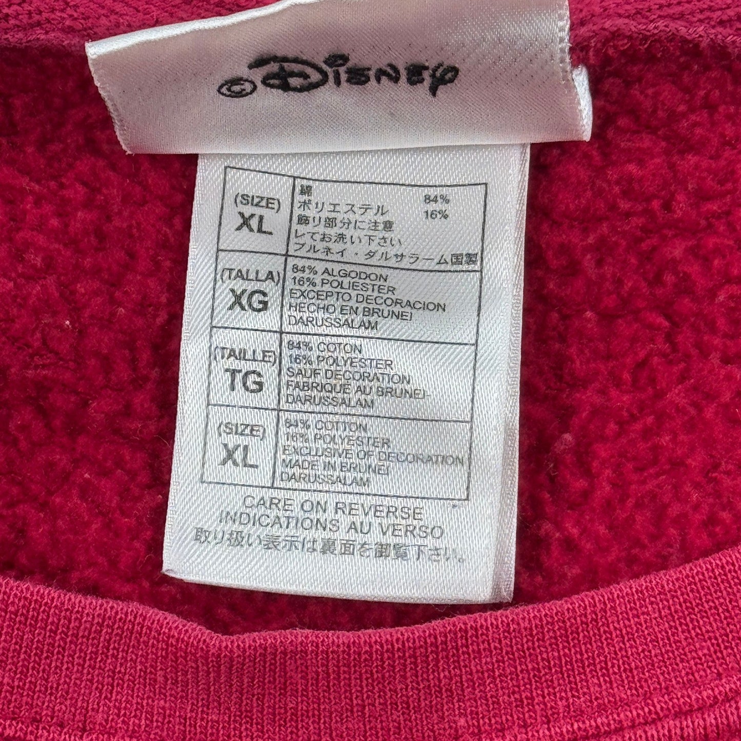 Vintage Disney World Mickey & Minnie Mouse Valentines Sweater Womens XL