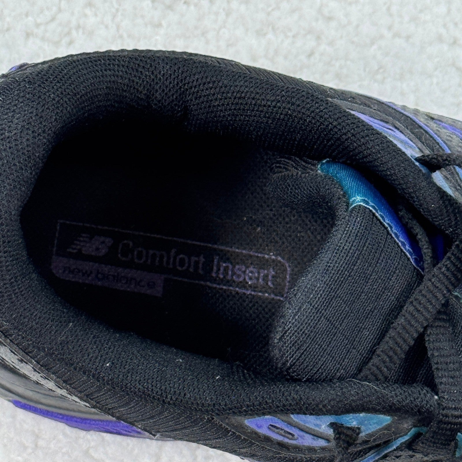 New Balance Running Shoes WT410MB7 Black Purple Womens Size 9 Athletic Sneakers