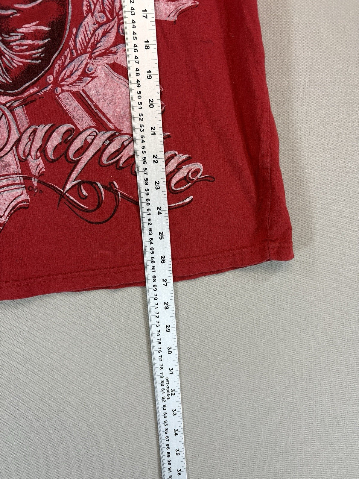 Silver Star Casting Y2K Manny Pacquiao Boxing T-Shirt mens XL Red Graphic Tee