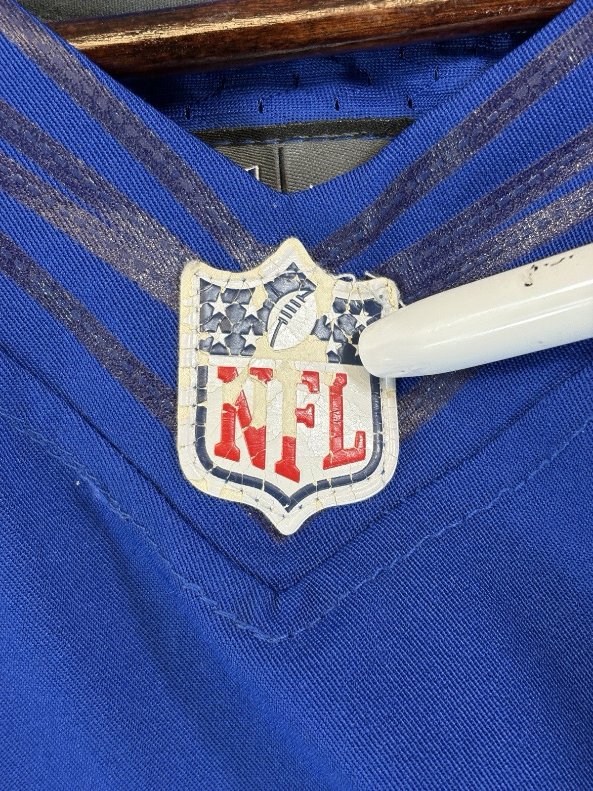 Nike On Field NFL Football Andrew Luck Indianapolis Colts Blue Jersey mens 44