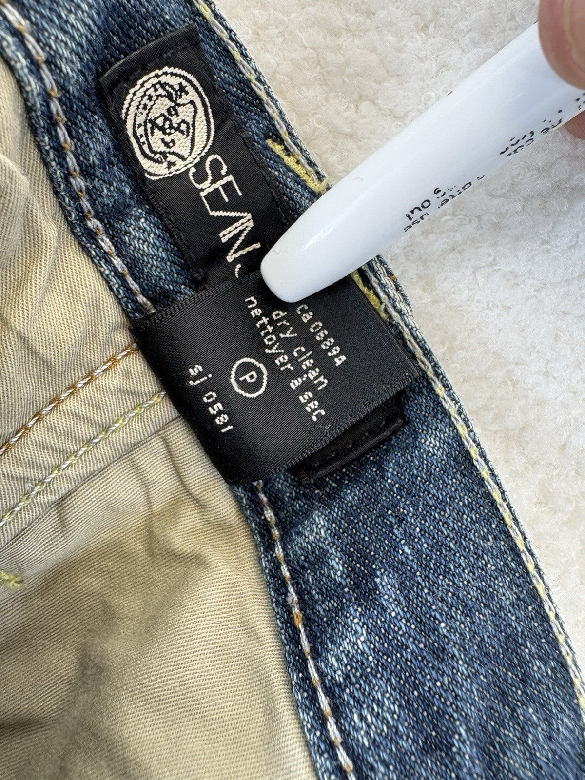 Sean John Jeans Y2K Mens 38 Baggy Blue Denim Straight Leg Relaxed Fit