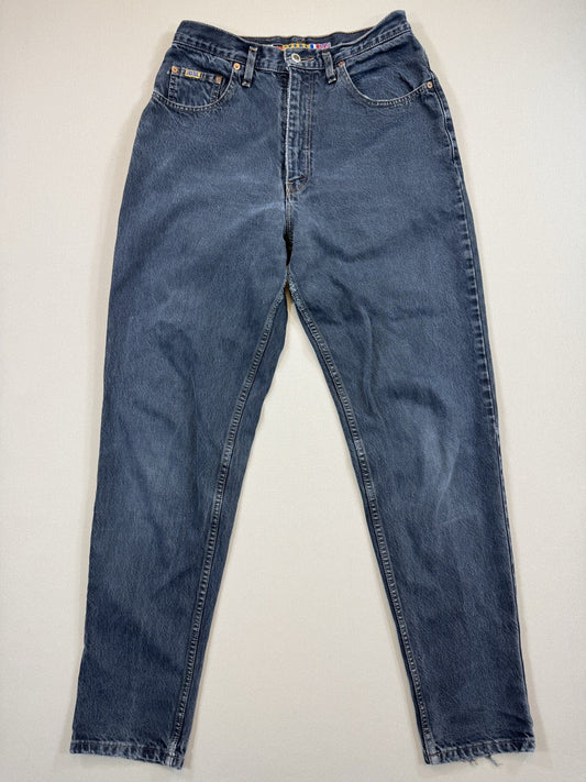 Vintage Ikeda High Rise Womens Sz 31 Gray Denim Jeans Medium Wash