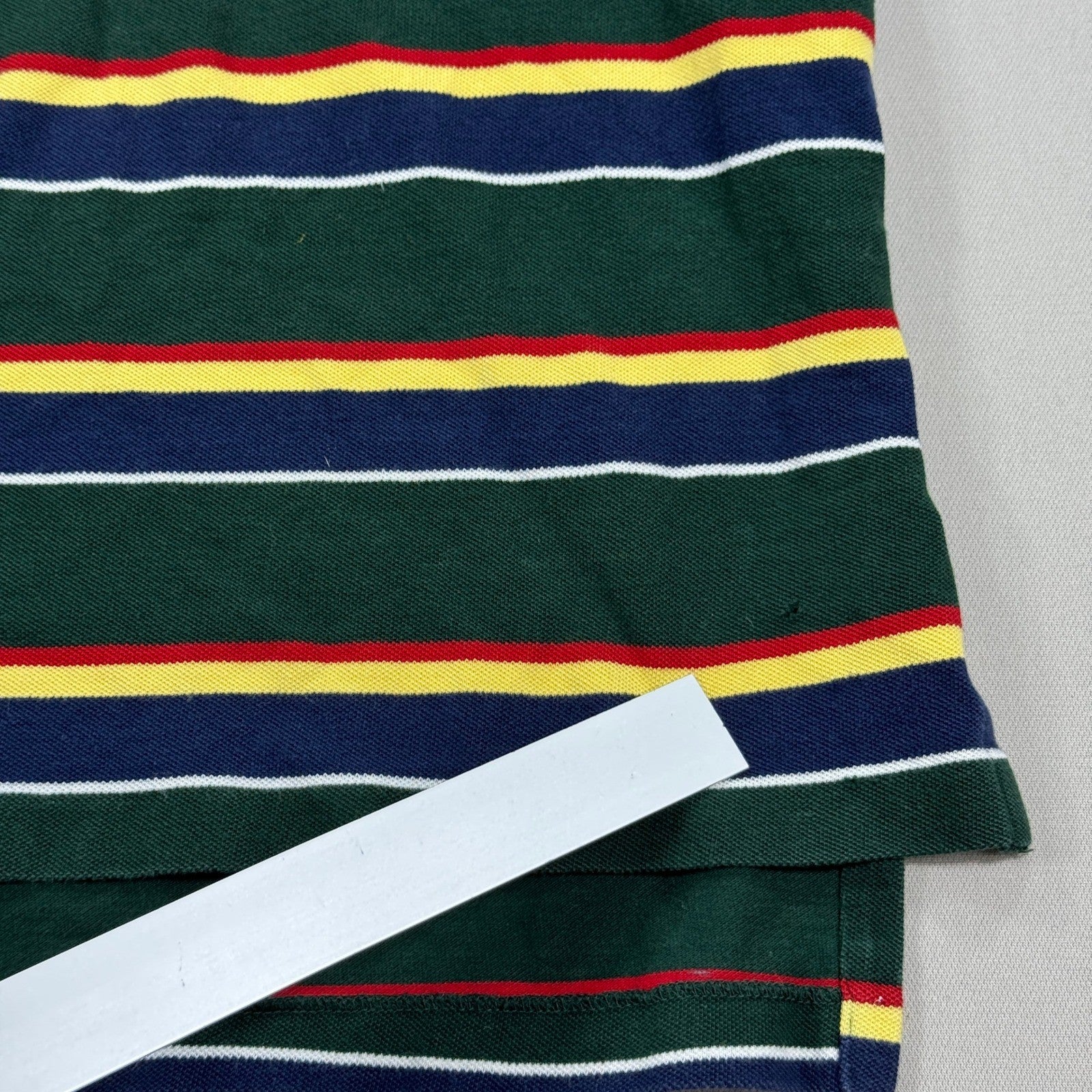 Polo by Ralph Lauren Polo Golf Shirt mens Size 3XLT Green Stripe Short Sleeve