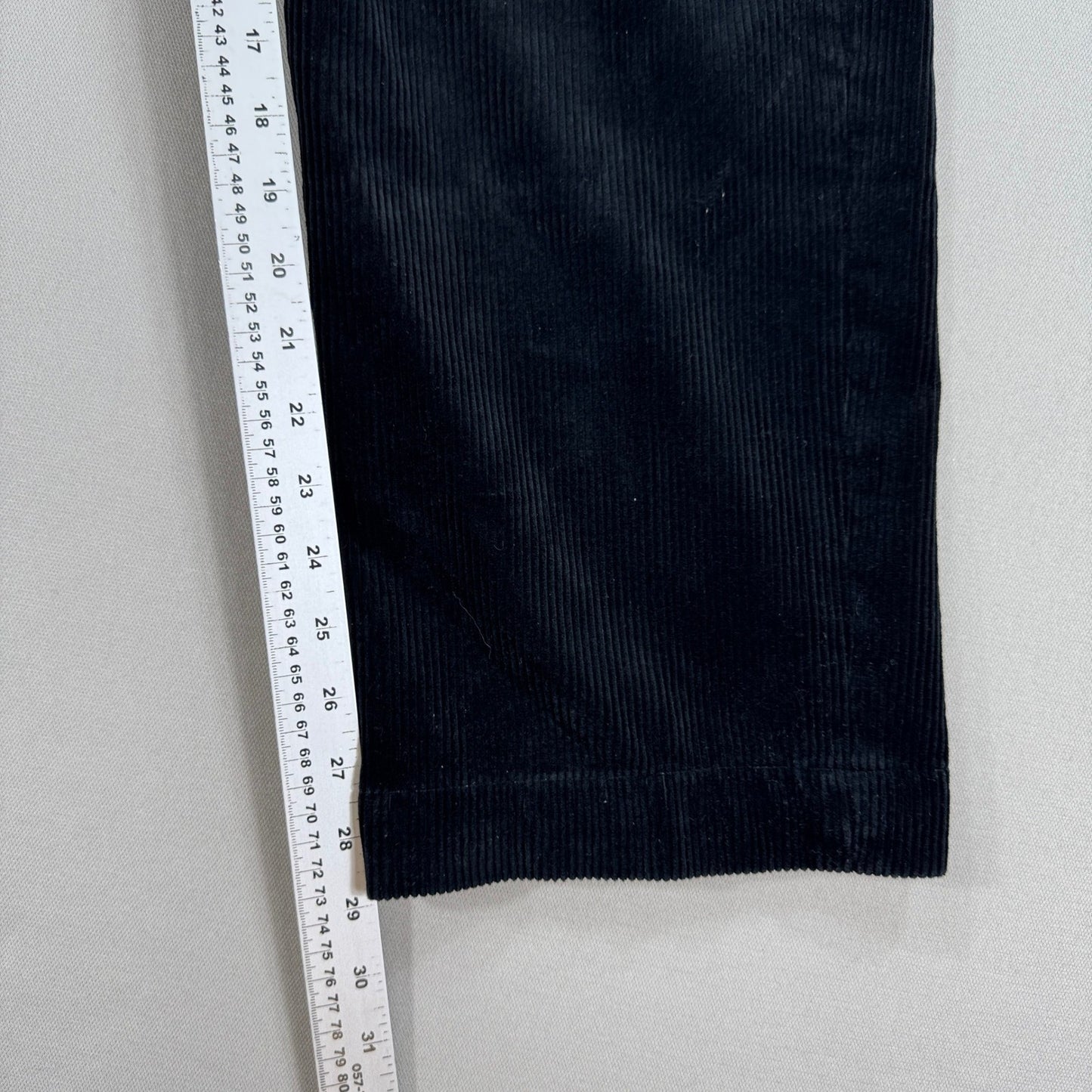 Polo Ralph Lauren Preston Pants mens 32x30 Black Corduroy Trousers Classic Fit