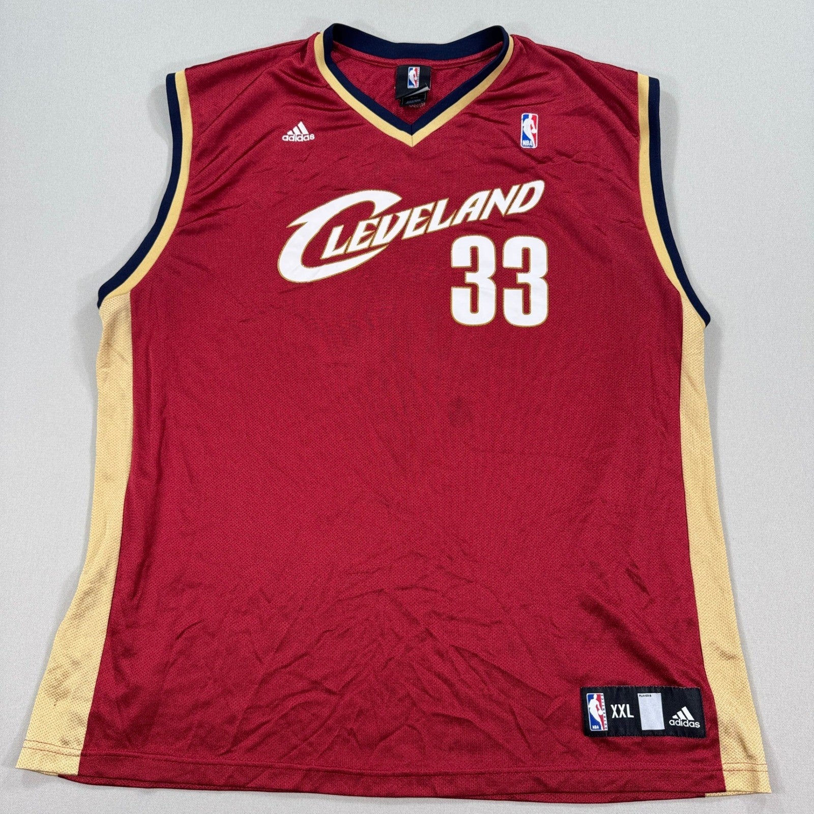Cleveland Cavaliers Shaquille O'Neal #33 Adidas NBA Jersey mens 2XL Red