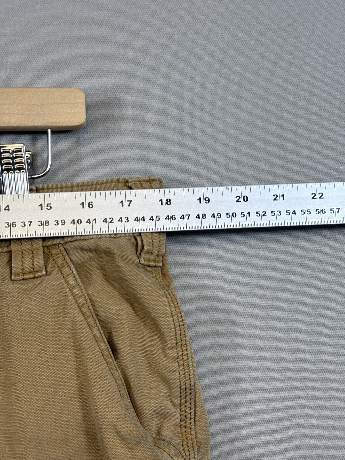 Carhartt Canvas Double Knee Brown Work Pants mens 38x30 Relaxed Fit Rugged