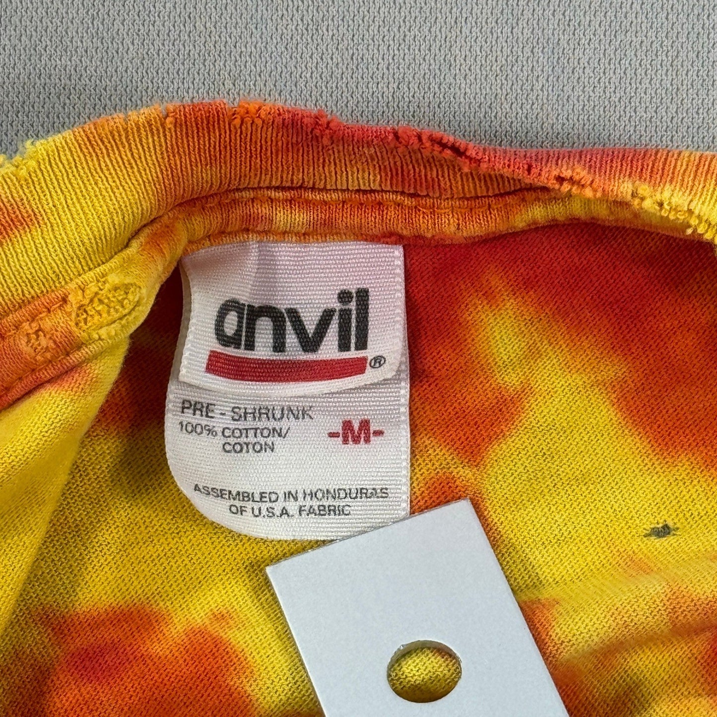 Vintage Neil Young Crazy Horse Band Tour T Shirt Medium Tie Dye Thrashed