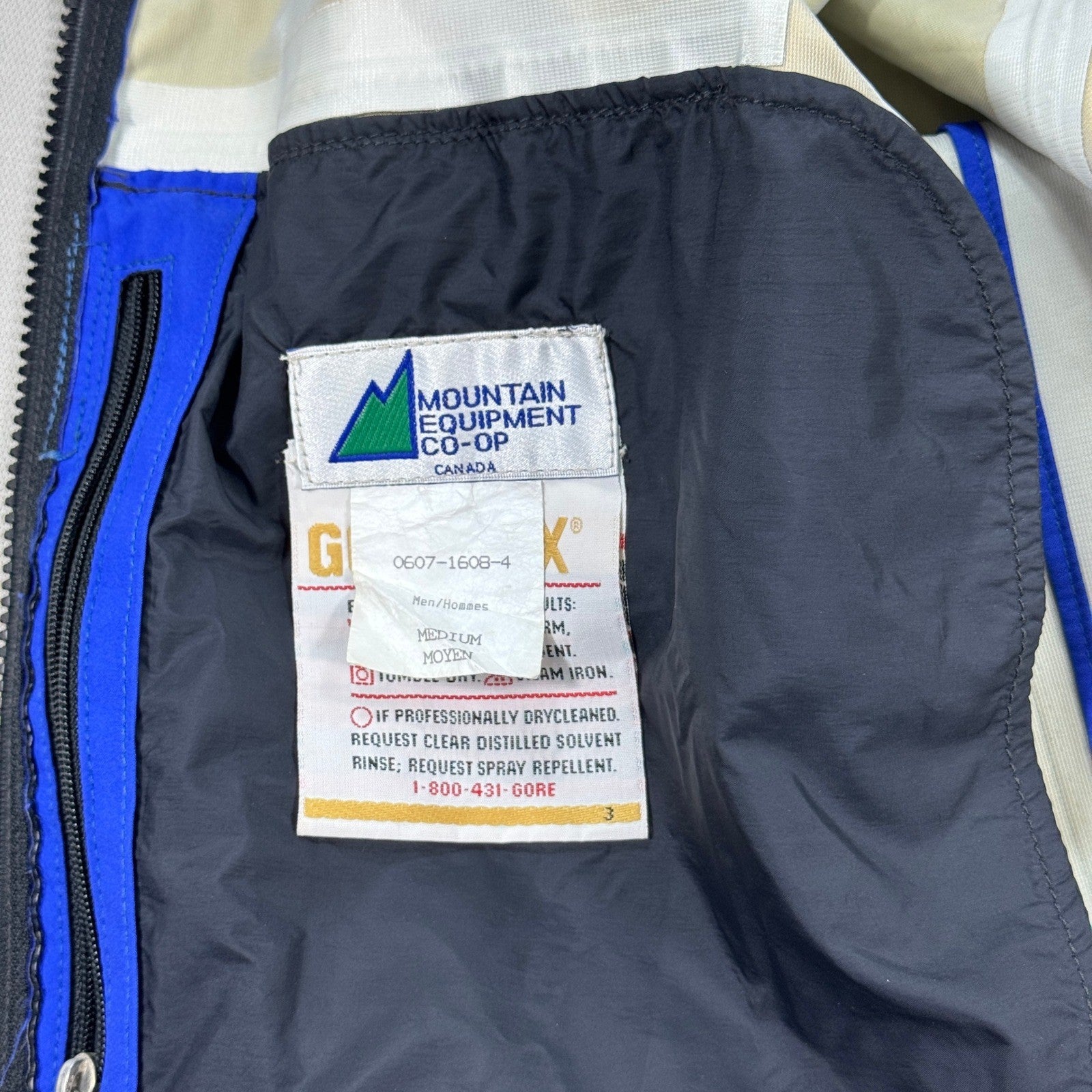 Vintage 90s Mountain Equipment CO-OP Bike Jacket & Pants Suit Gore-Tex Mens M