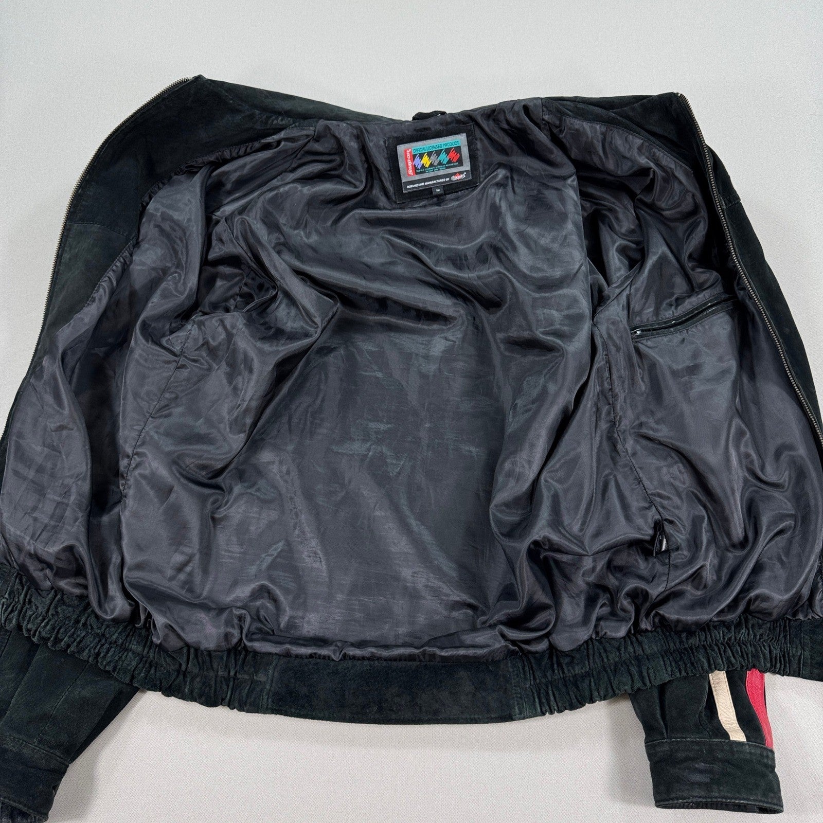 Snap On Tools Racing Jacket Black Suede Limited Edition mens Medium