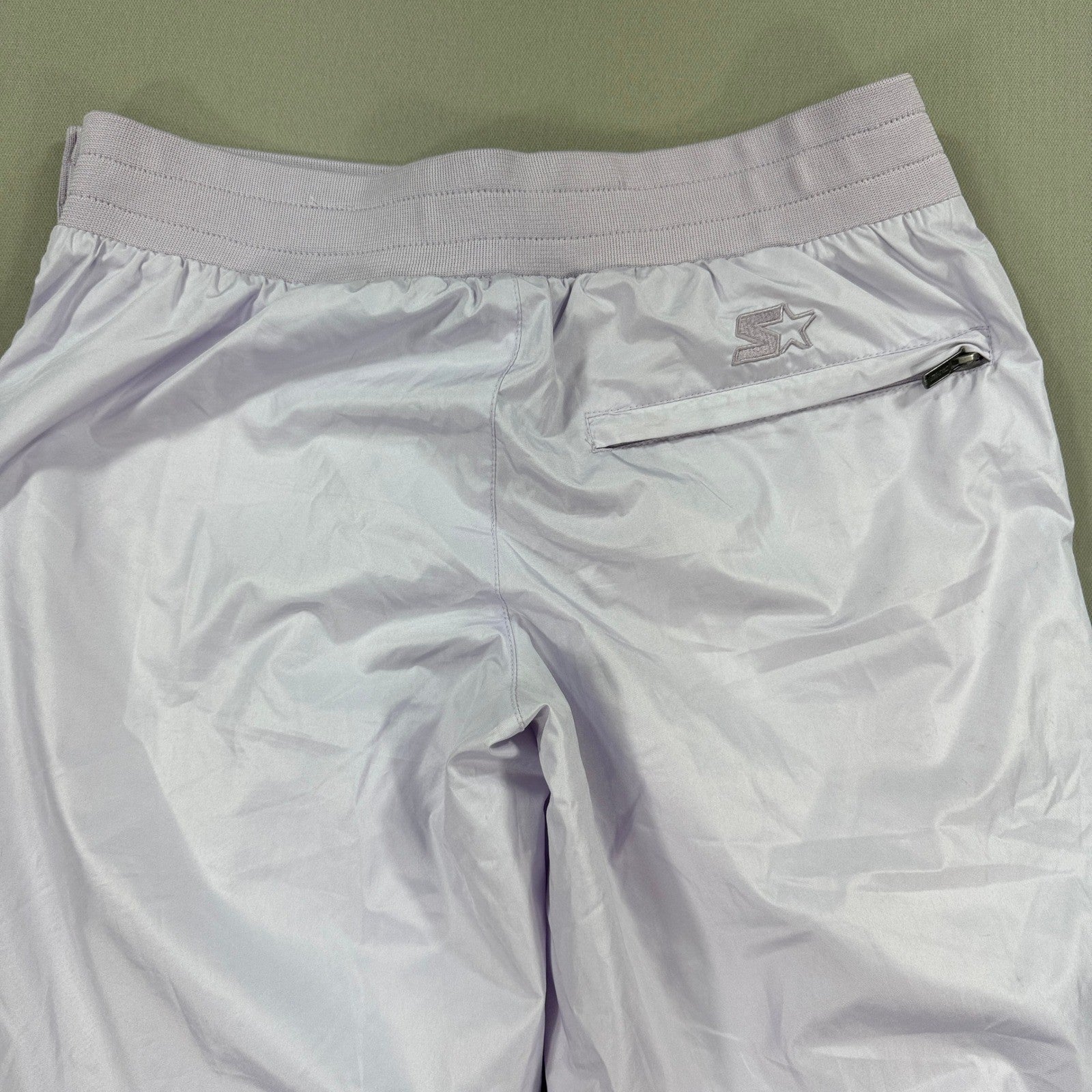 Vintage Starter Black Label Track Pants Side Snap Tear Away mens Small Purple