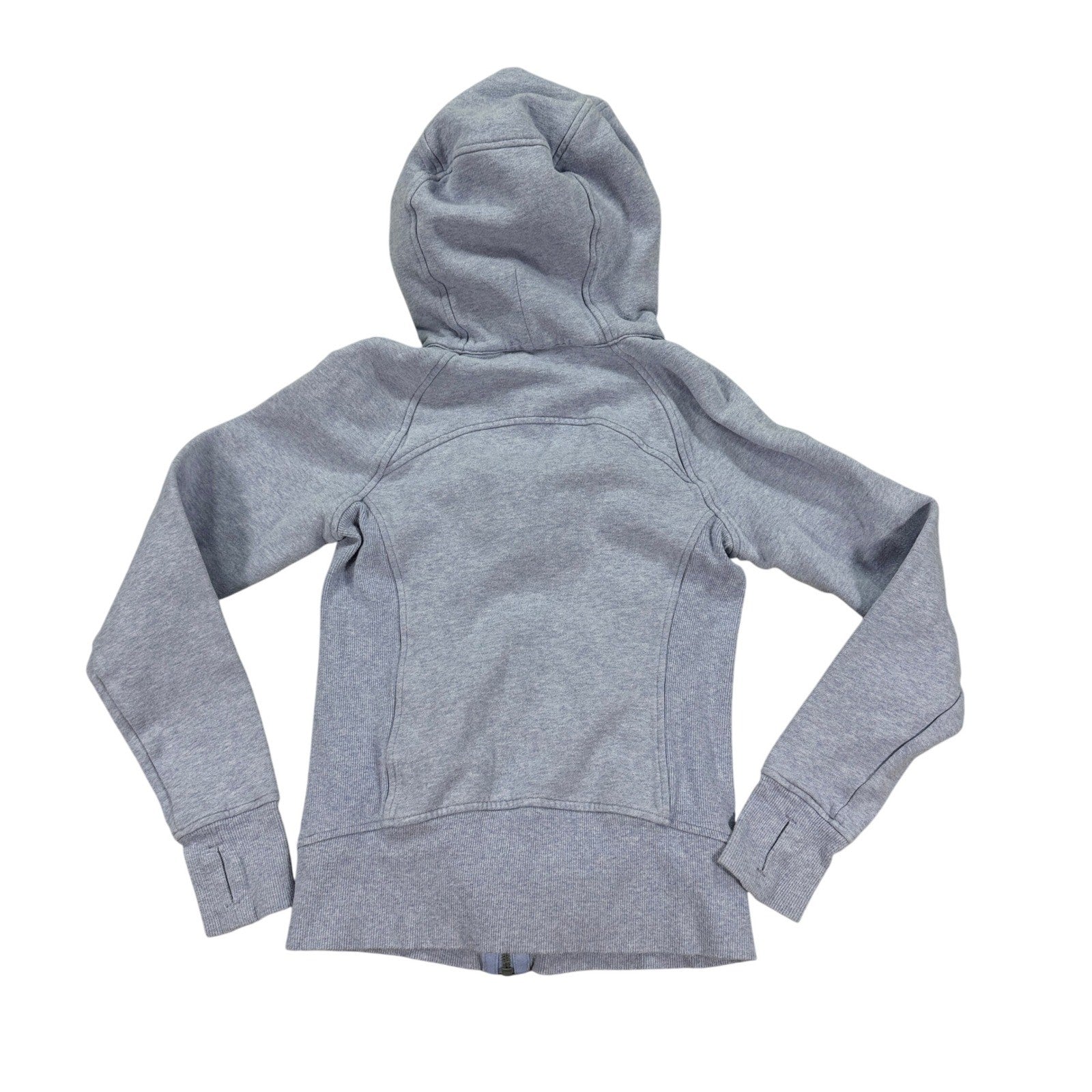 Lululemon Scuba Hoodie Womens Size 2 Purple Full Zip Athletic Wear Fleece
