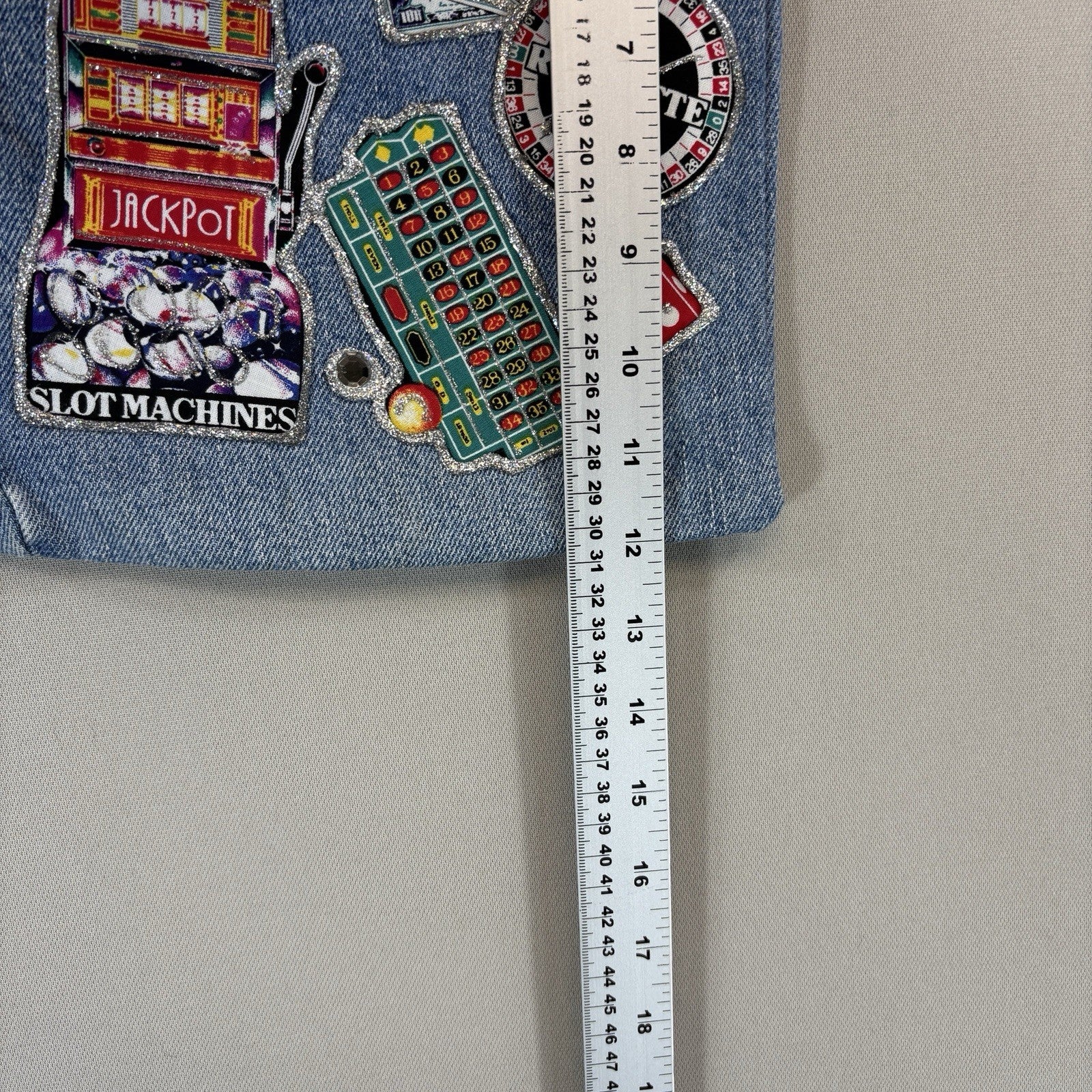 Vintage Levi's 550 Hand Crafted Las Vegas Jean Shoulder Womens Bag