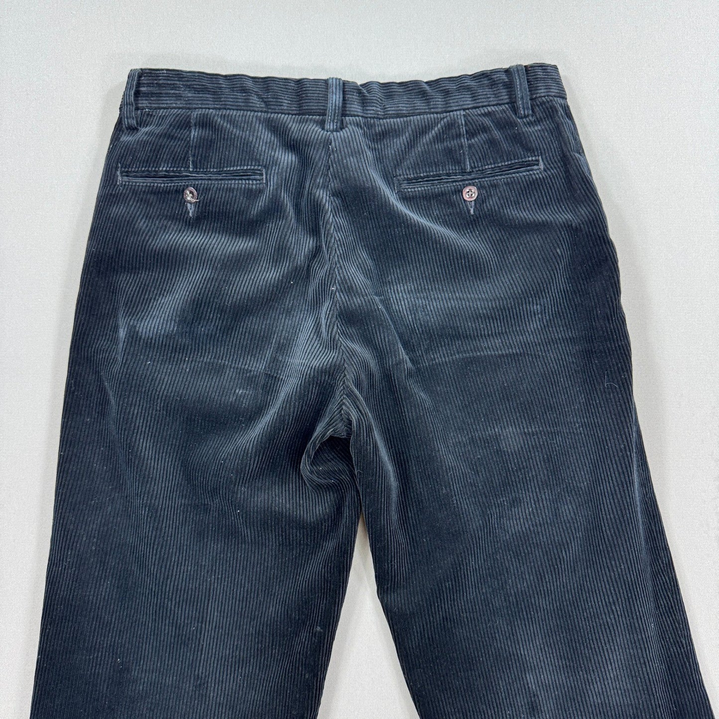 Polo Ralph Lauren Preston Pants mens 32x30 Black Corduroy Trousers Classic Fit