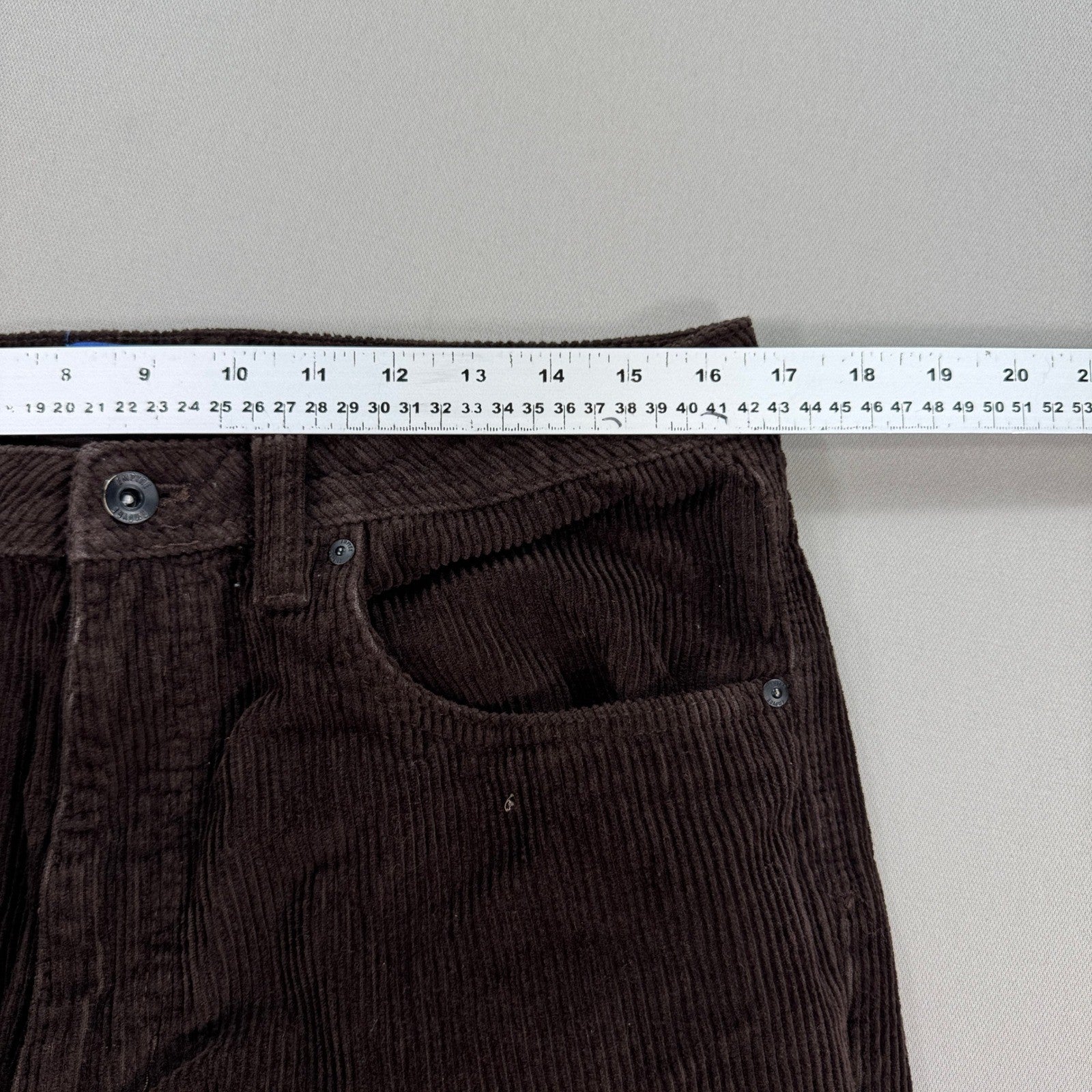 Empyre Corduroy Pants mens 34x28 Brown Relaxed Fit Skater Y2K Baggy Loose Fit