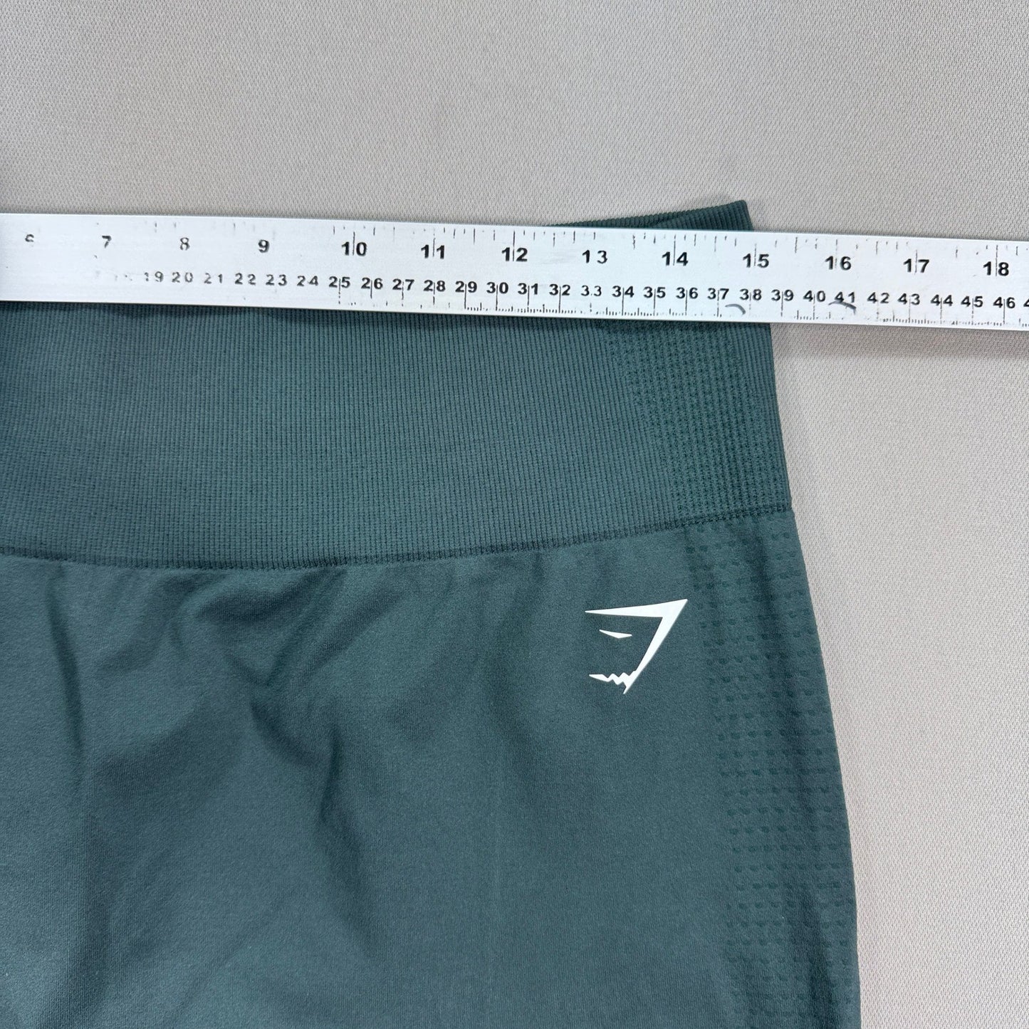 Gymshark Seamless Leggings Womens XL Dark Green High Waisted Workout Athleisure