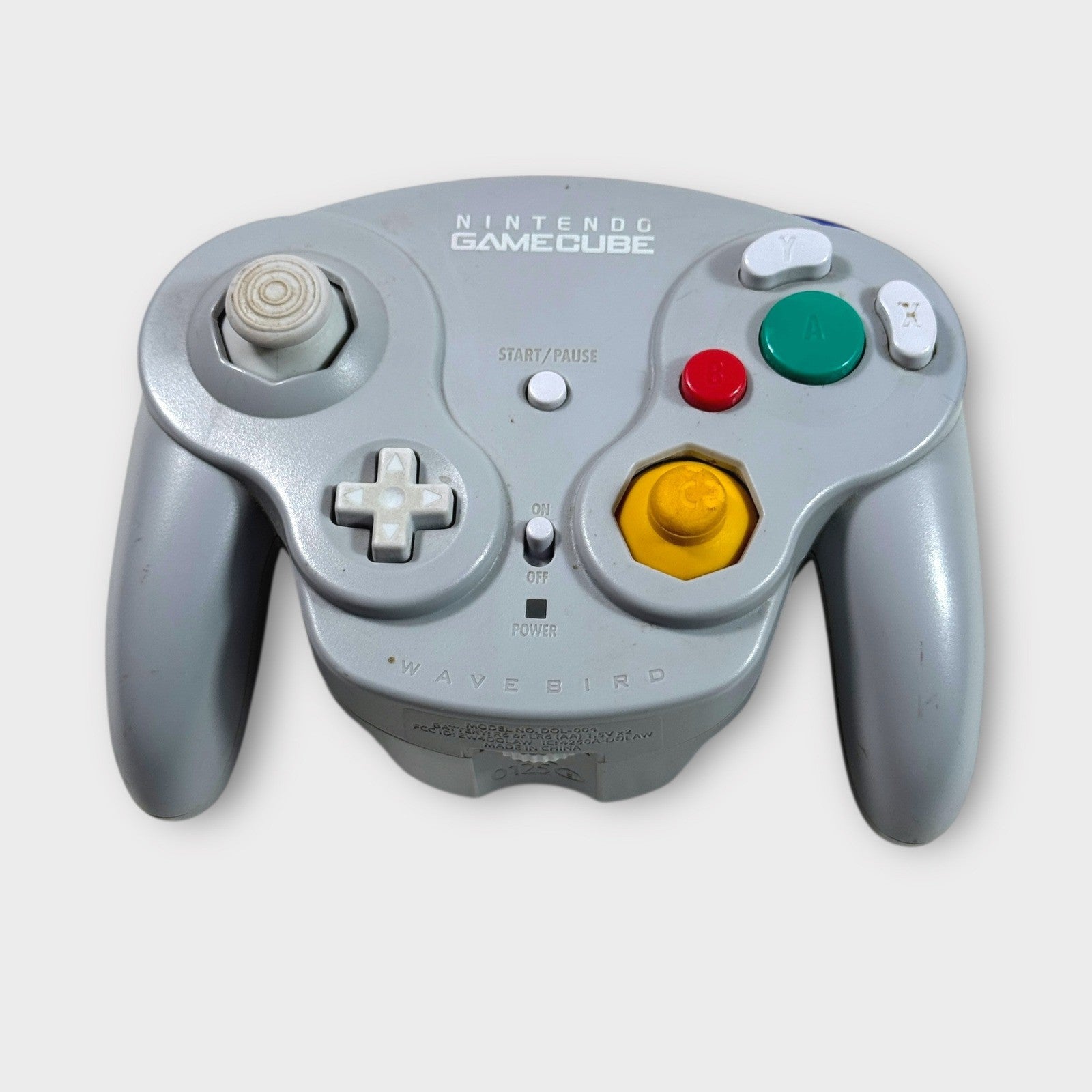 Nintendo GameCube Wavebird Wireless Controller DOL-004 Tested Works NO reciever