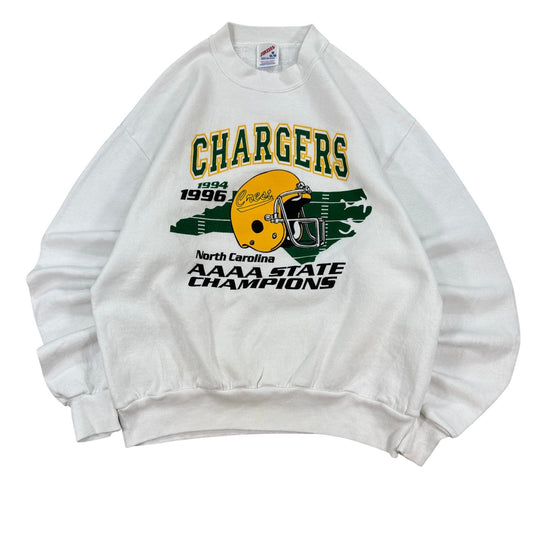 VTG Chargers Sweatshirt North Carolina State Champions mens Medium Made In USA
