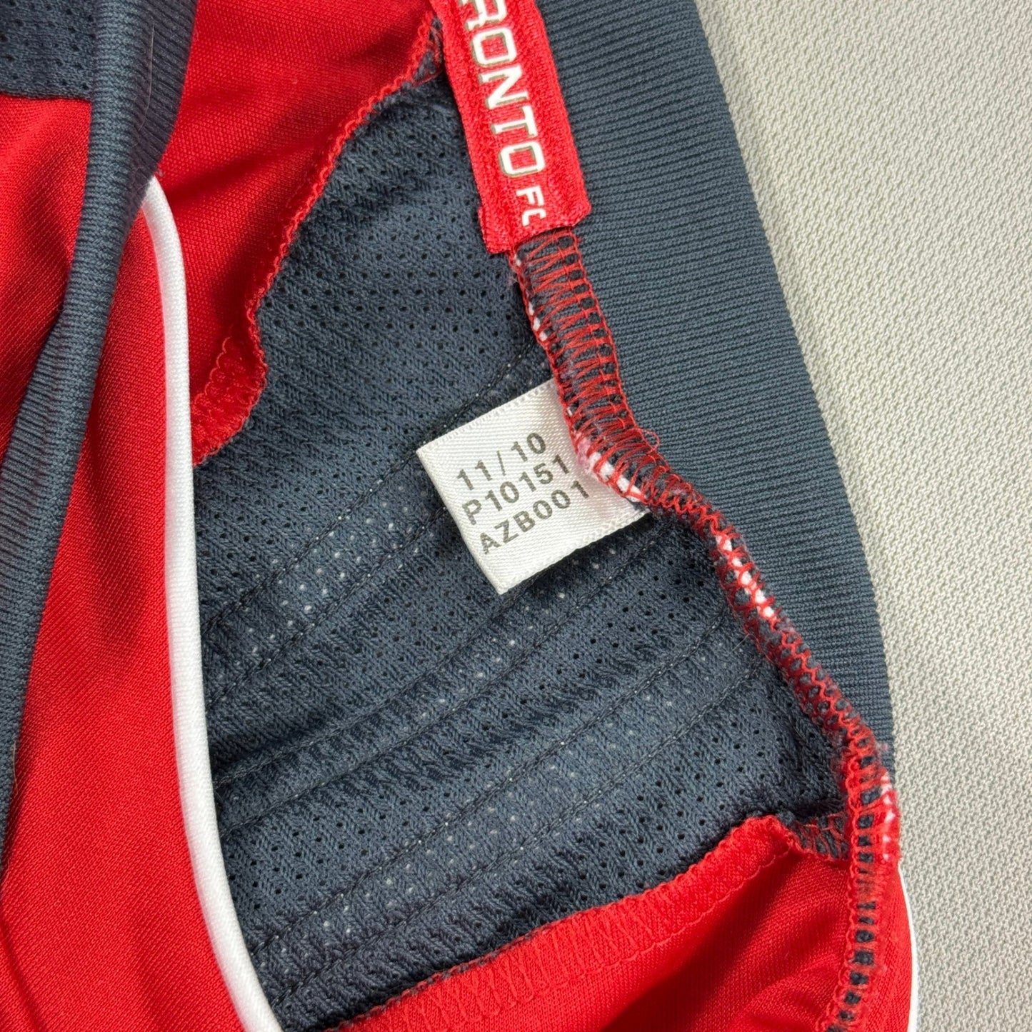 Vintage Adidas Toronto FC BMO Soccer Jersey Womens XL Climacool Red 2010